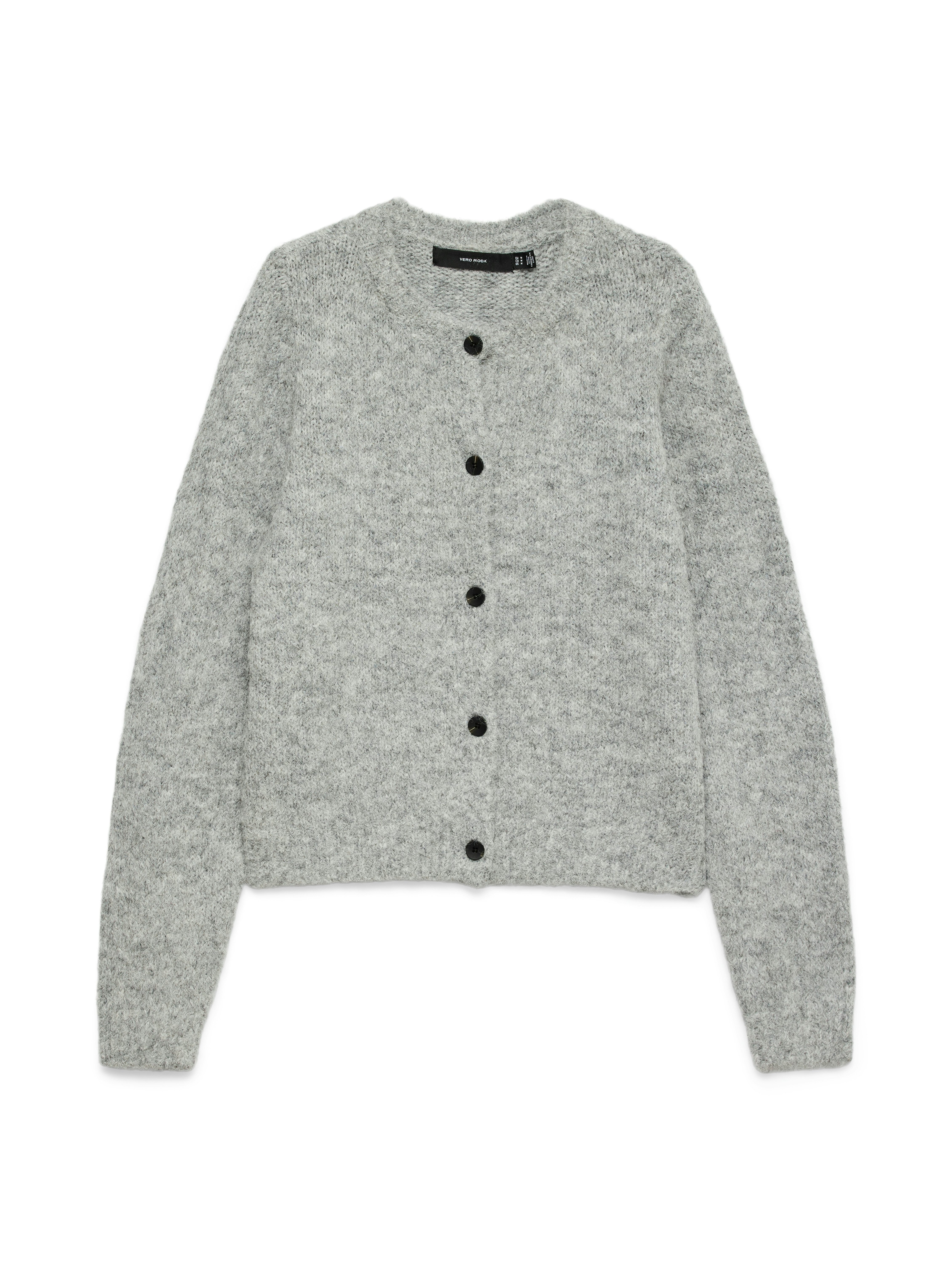 Vero Moda Vest VMNOVAH LS O-NECK BUTTON CARDI GA NOOS