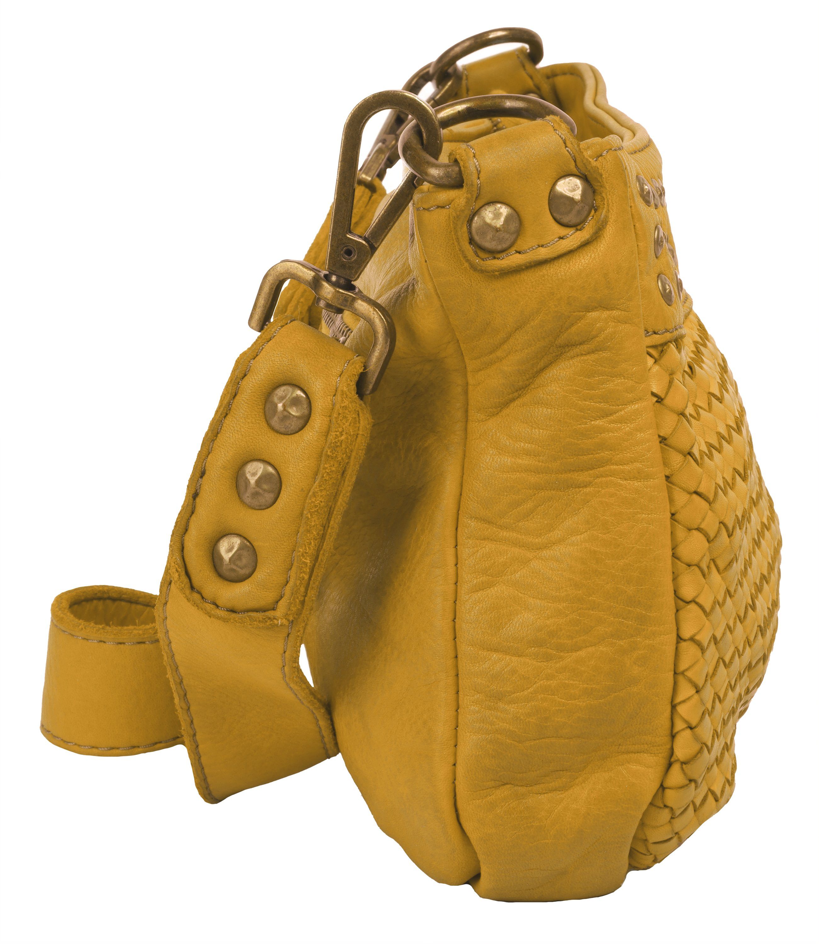 Samantha Look Schoudertas echt leer, made in italy