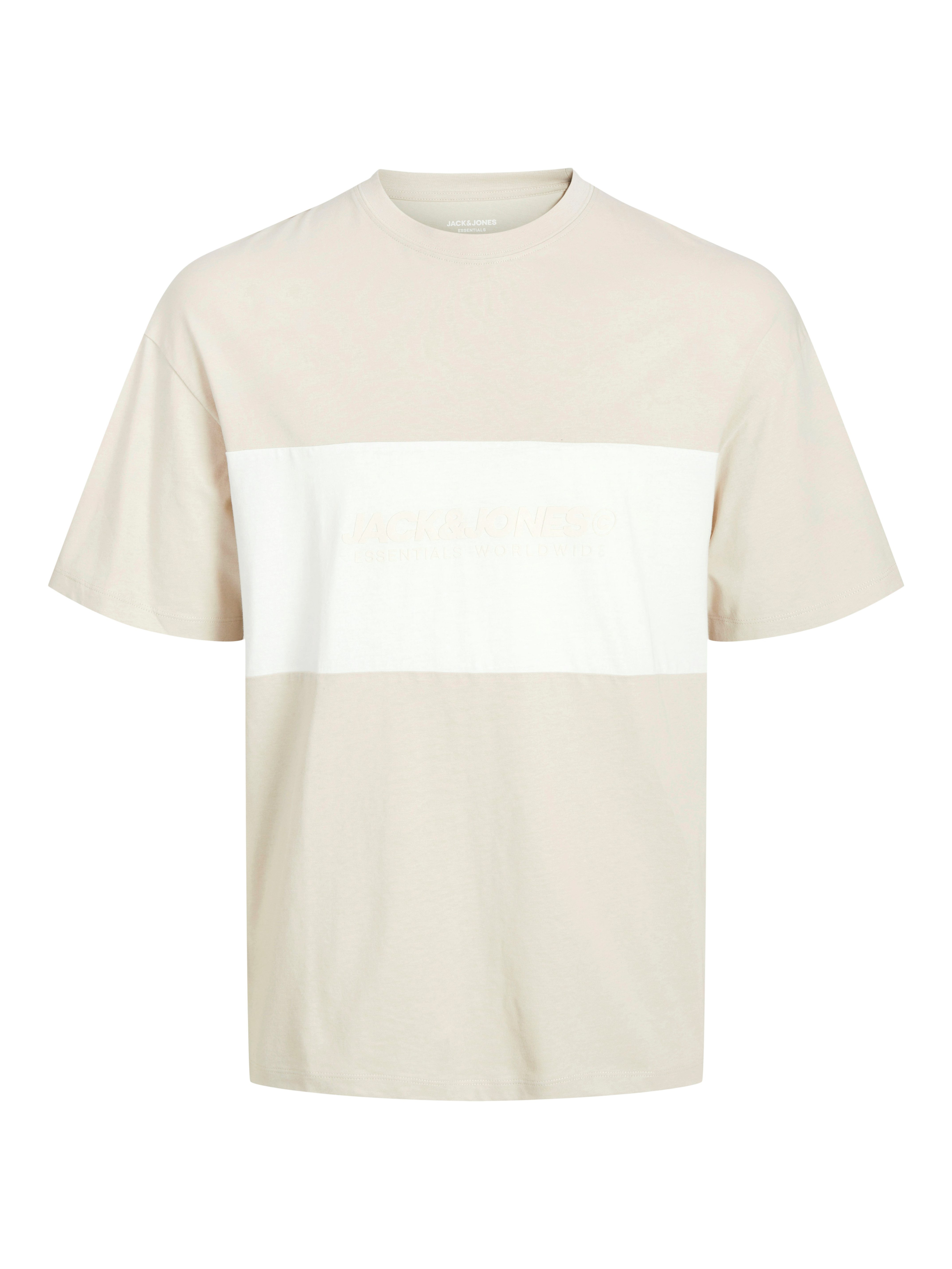 Jack & Jones Shirt met ronde hals JJELEGACY BLOCKING TEE SS O-NECK NOOS
