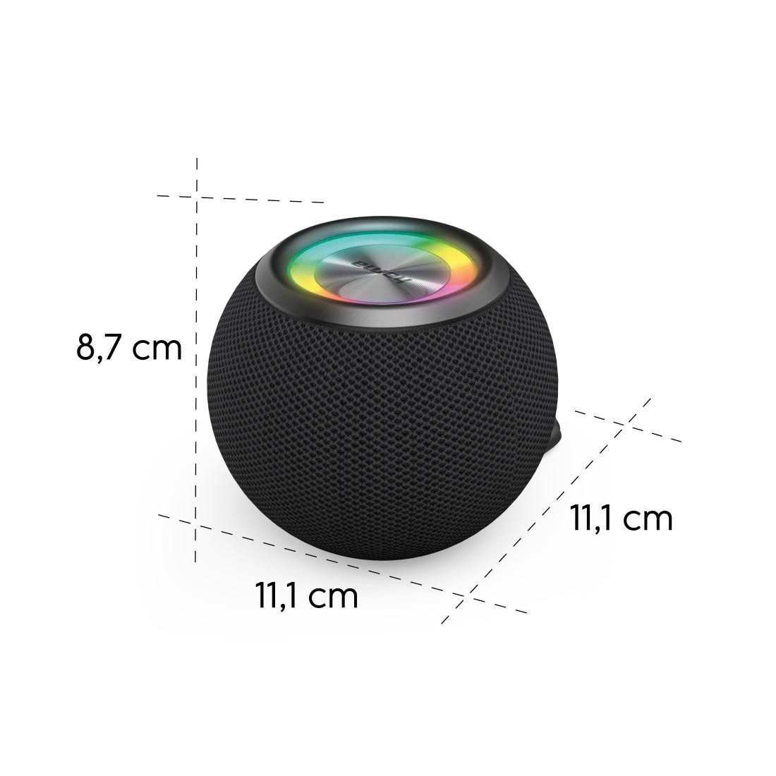 Hama Bluetooth luidspreker Bluetooth®-luidspreker "Ball Shape Speaker", 5 lichtmodi, 5W