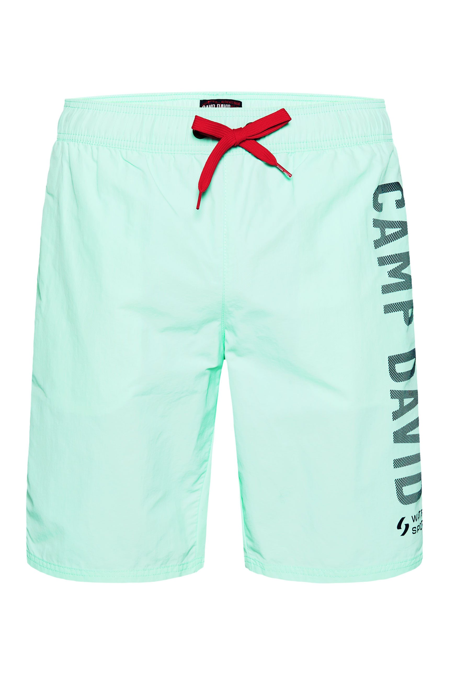 CAMP DAVID Zwemshort met logo-opschrift