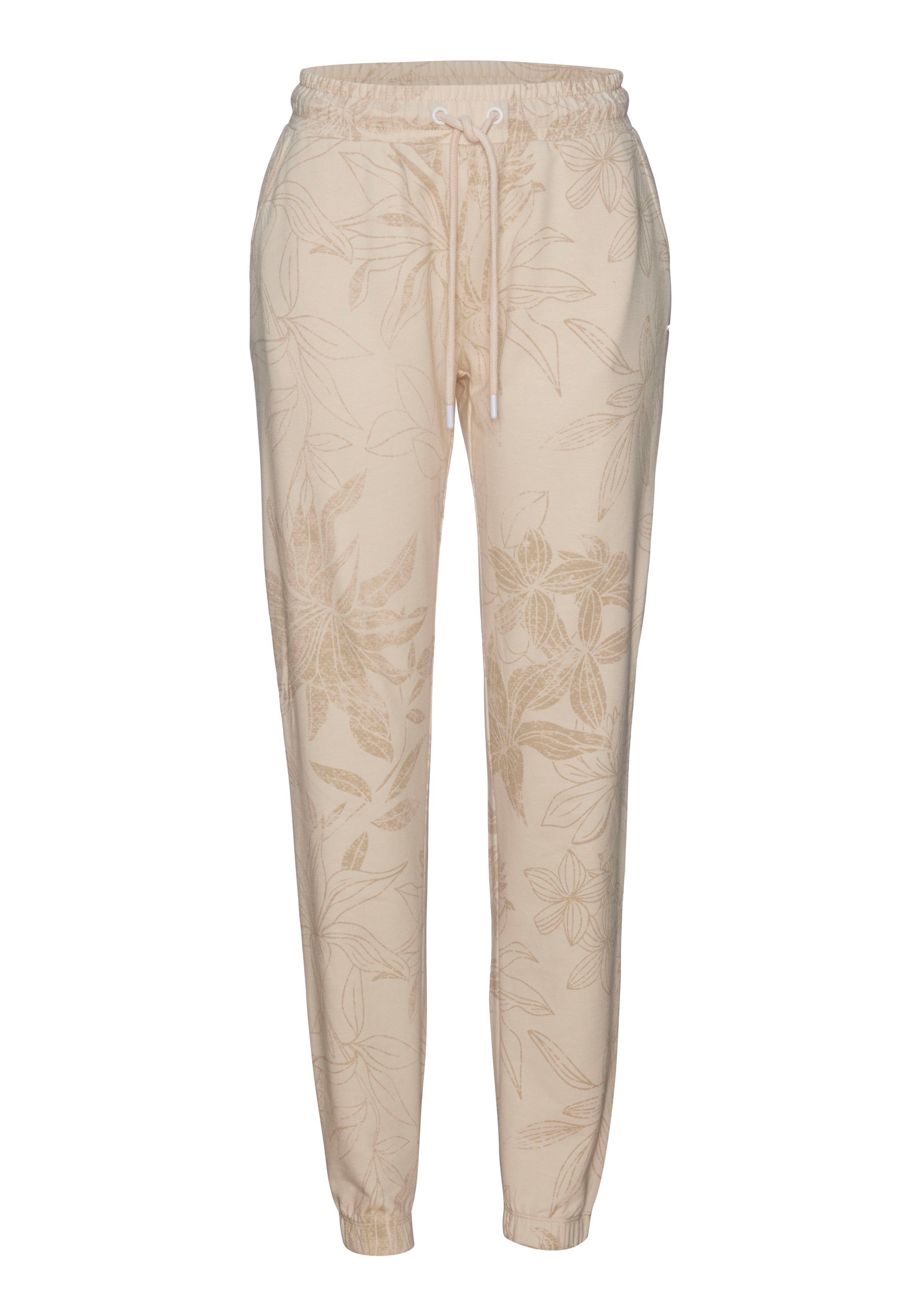 Lascana Loungebroek met bloemen alloverprint, loungepak
