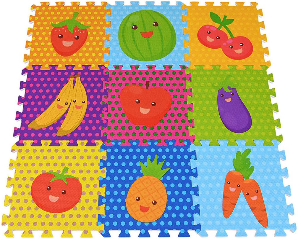 Knorrtoys® Puzzel Fruit Puzzelmat, vloerpuzzel