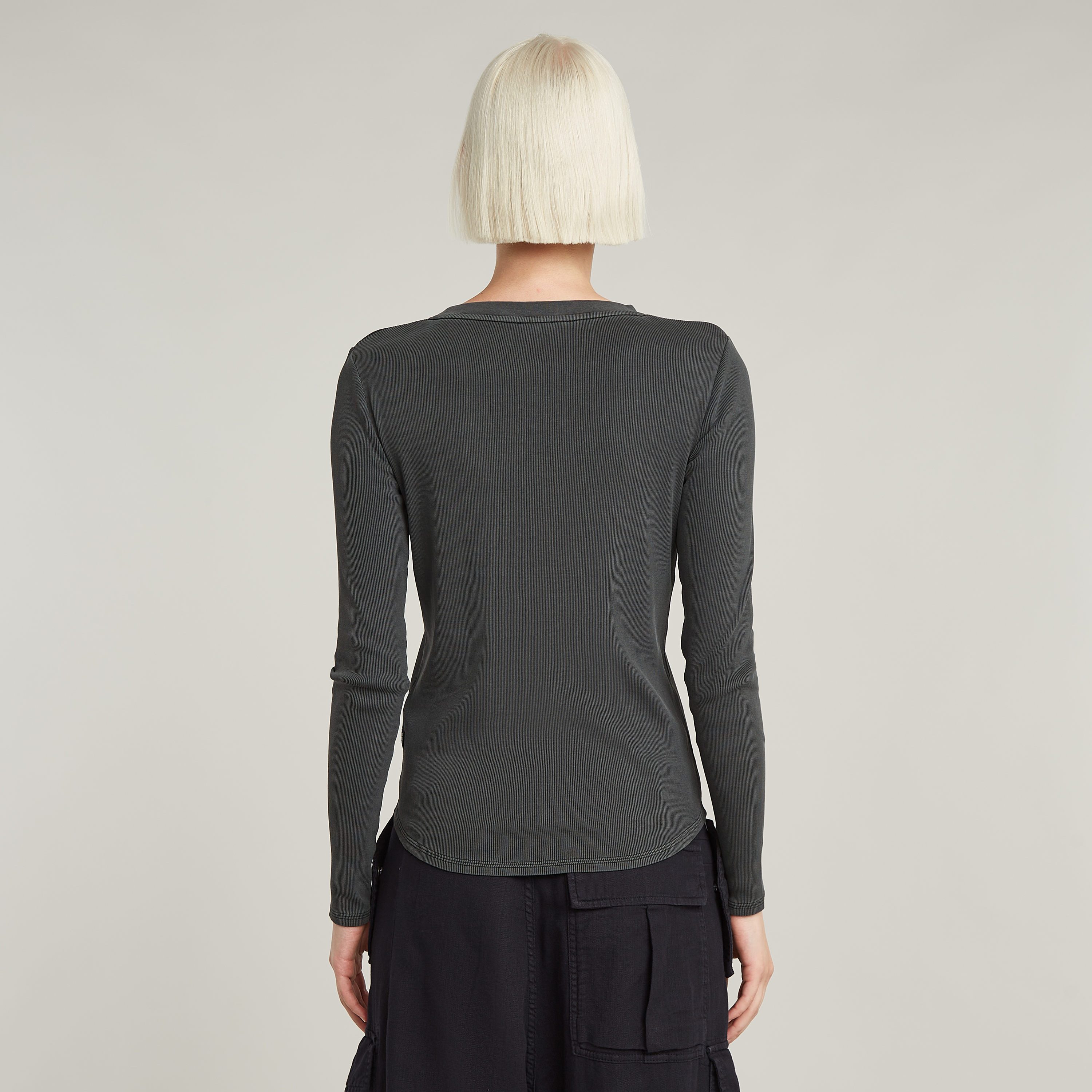 G-Star RAW Shirt met lange mouwen Tops Overdyed slim