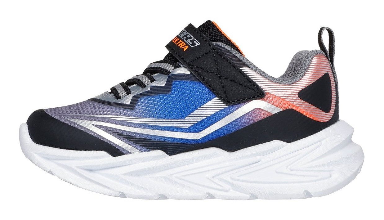 Skechers Babyschoentjes FLEX-GLOW ULTRA LIGHTS , blink-klittenbandschoen om in te glijden, neon, maat sjabloon om te downloaden