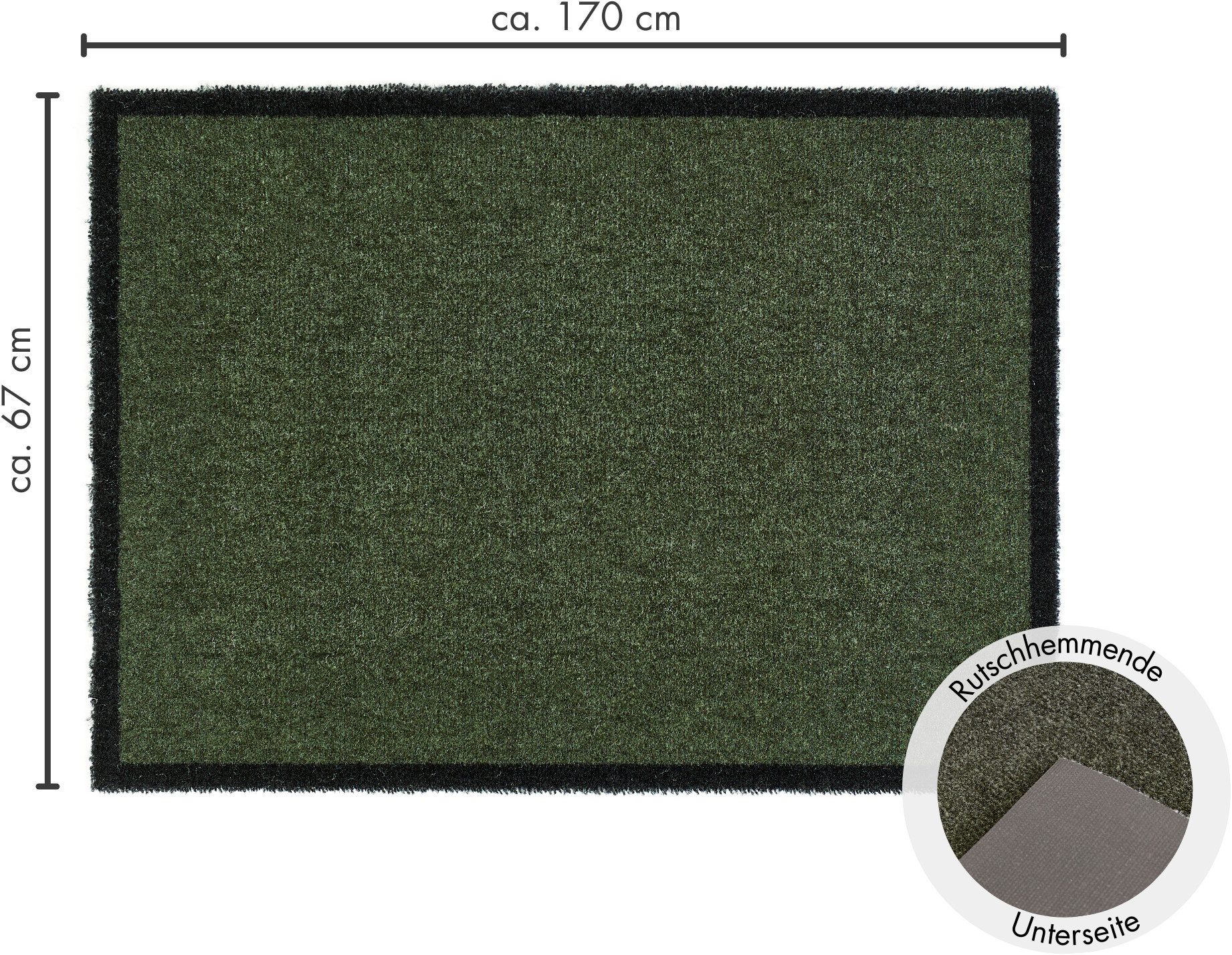 Barbara Becker Mat Touch, Made in Belgium Inloopmat, geschikt voor binnen en buiten, wasbaar