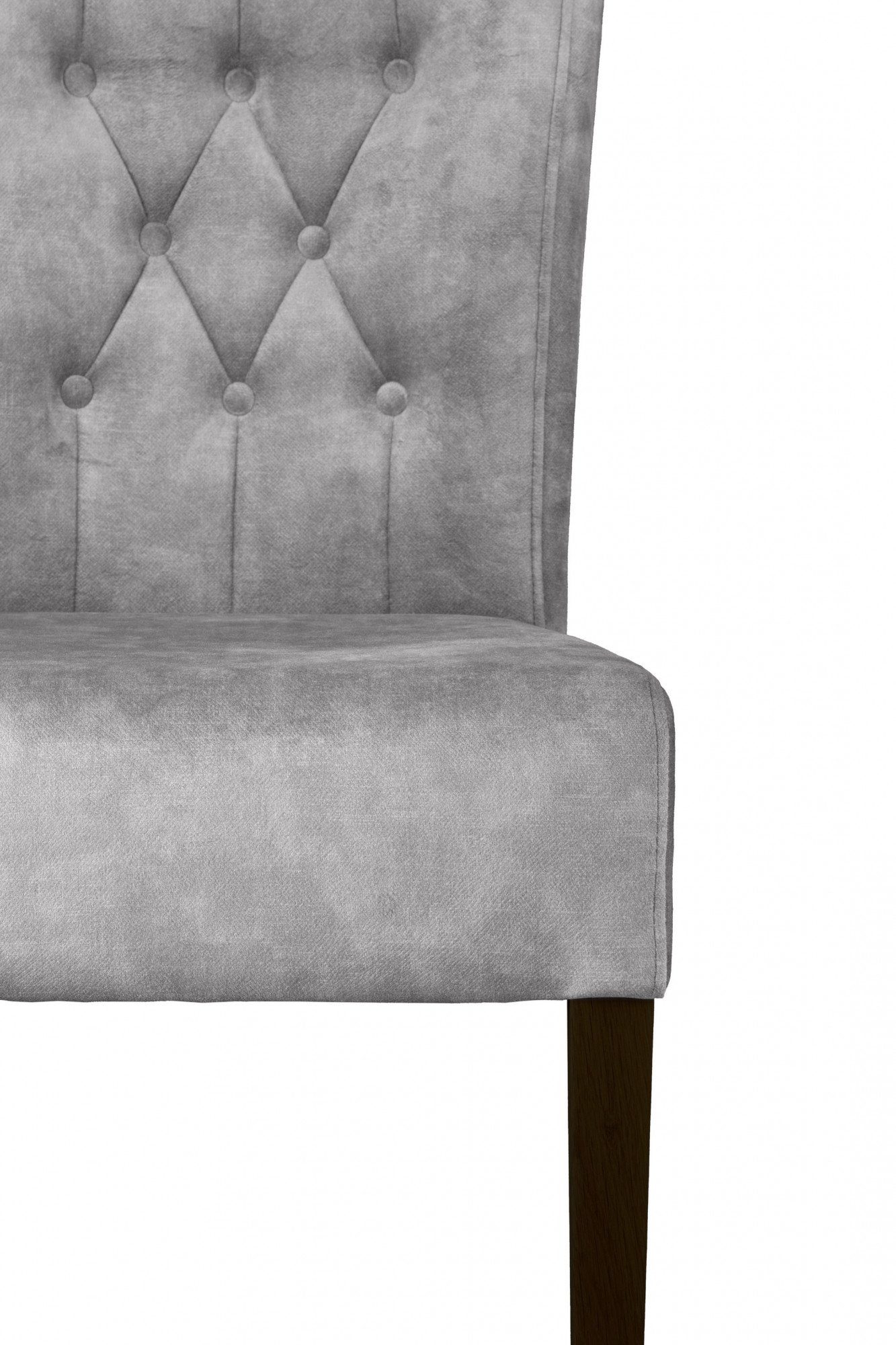 Home affaire Stoel met 4 poten Ravenna Eetkamerstoel met capitonnage (set, 2 stuks)