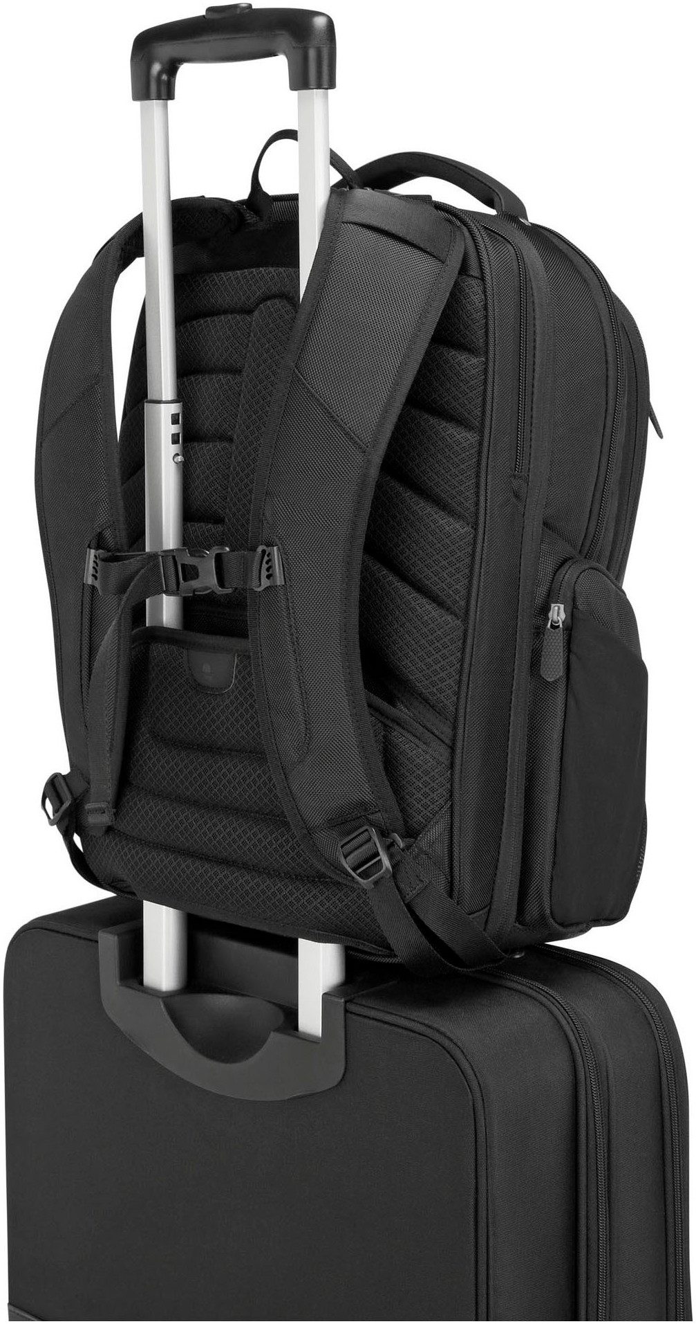 Targus Laptoprugzak Corporate Traveller (15-15.6) Militaire standaard 1680D, SafePort x D3O valbescherming en bescherming opzij