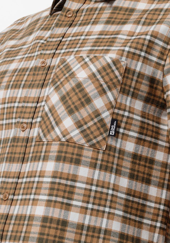 Jack Wolfskin Flanellen overhemd BERGWEG SHIRT M