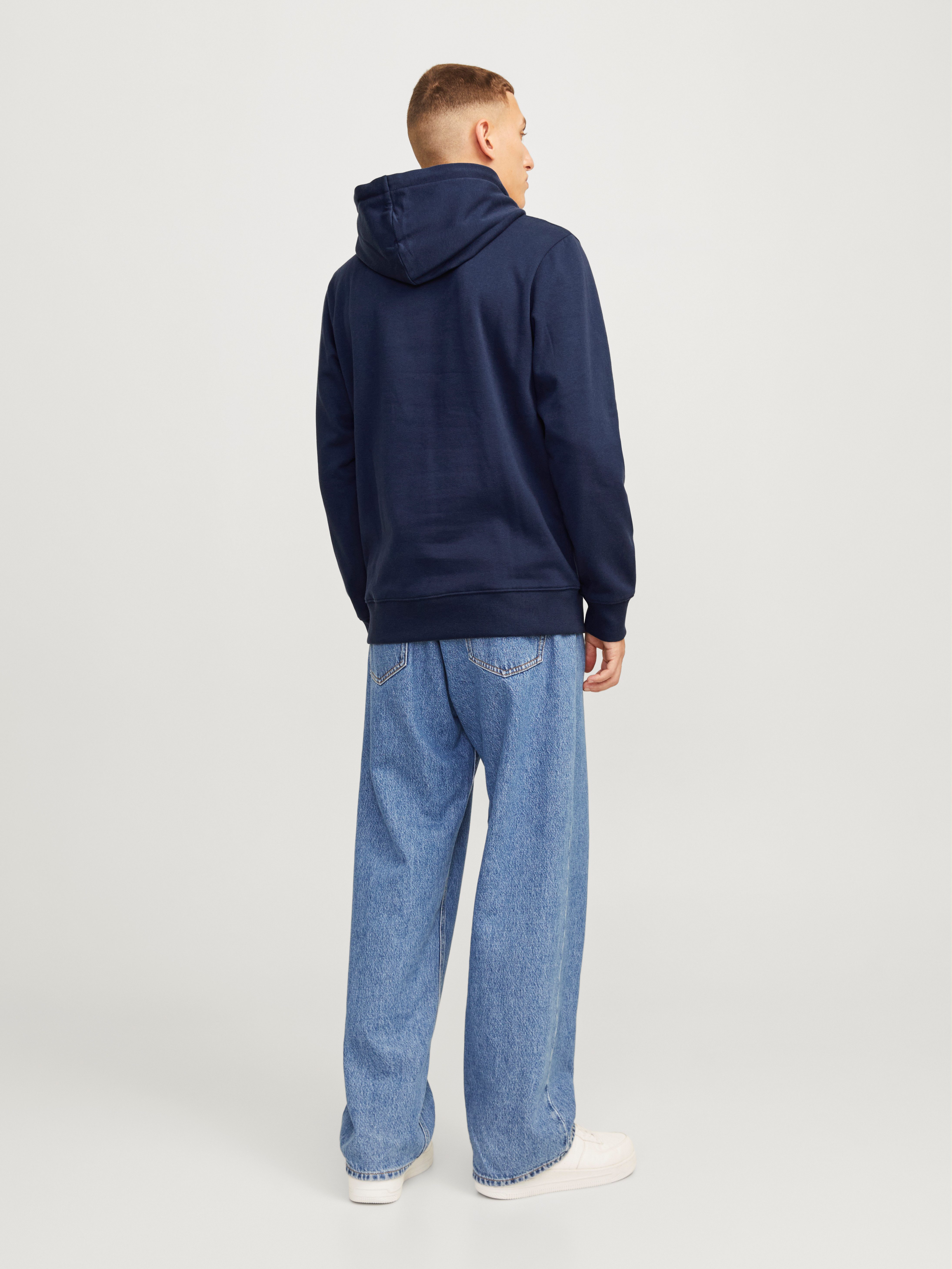 Jack & Jones Hoodie JCOOUTDOOR LOGO SWEAT HOOD SN