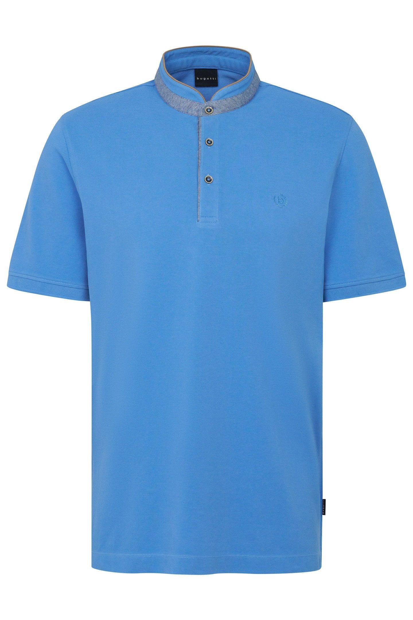 Bugatti Poloshirt met opstaande kraag
