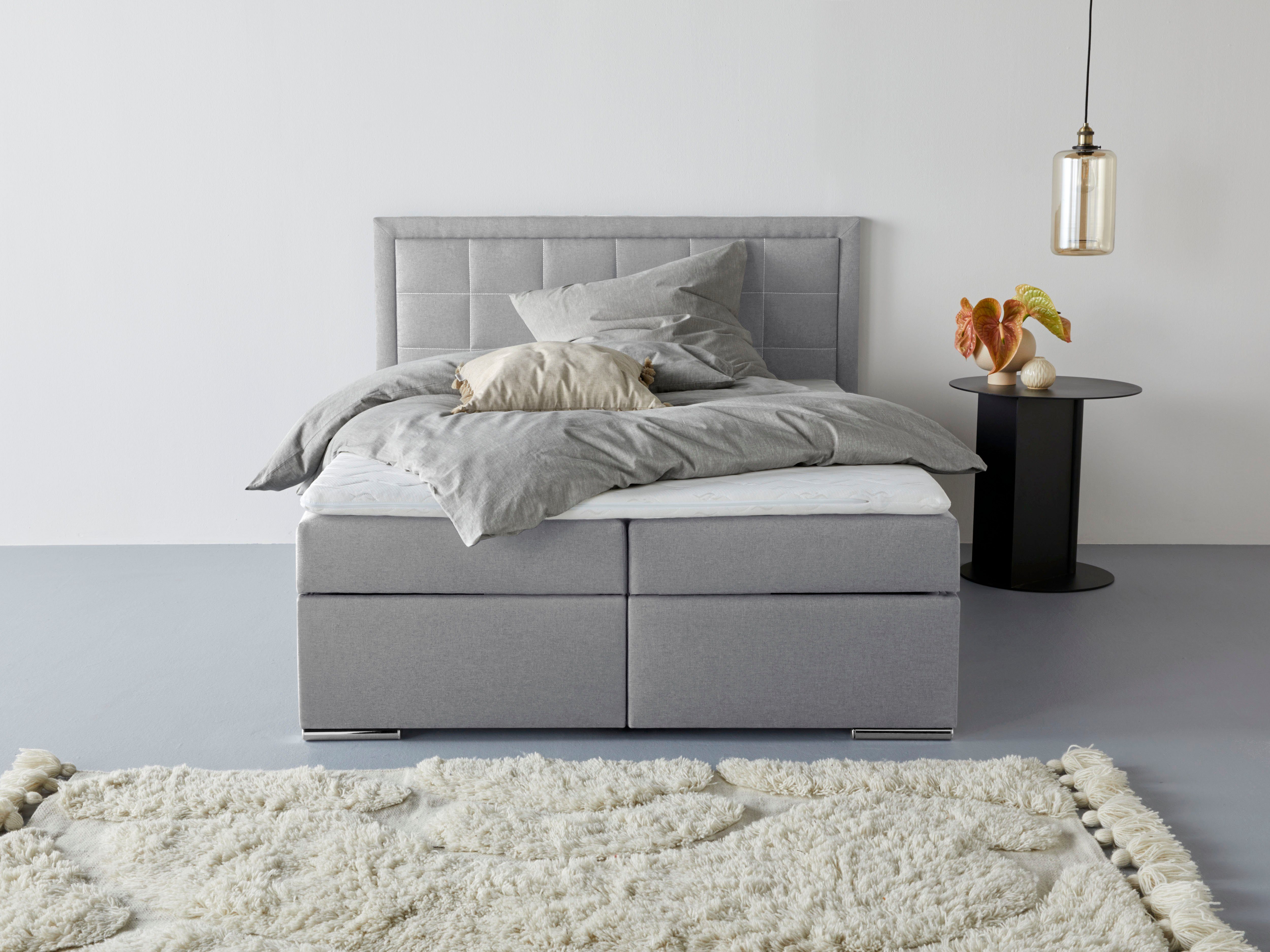 COLLECTION AB Boxspring Athena, OTTOs Choice, Topseller optioneel met bedkist inclusief topper bij uitvoering met matras, in hardheden h2, h3, h4