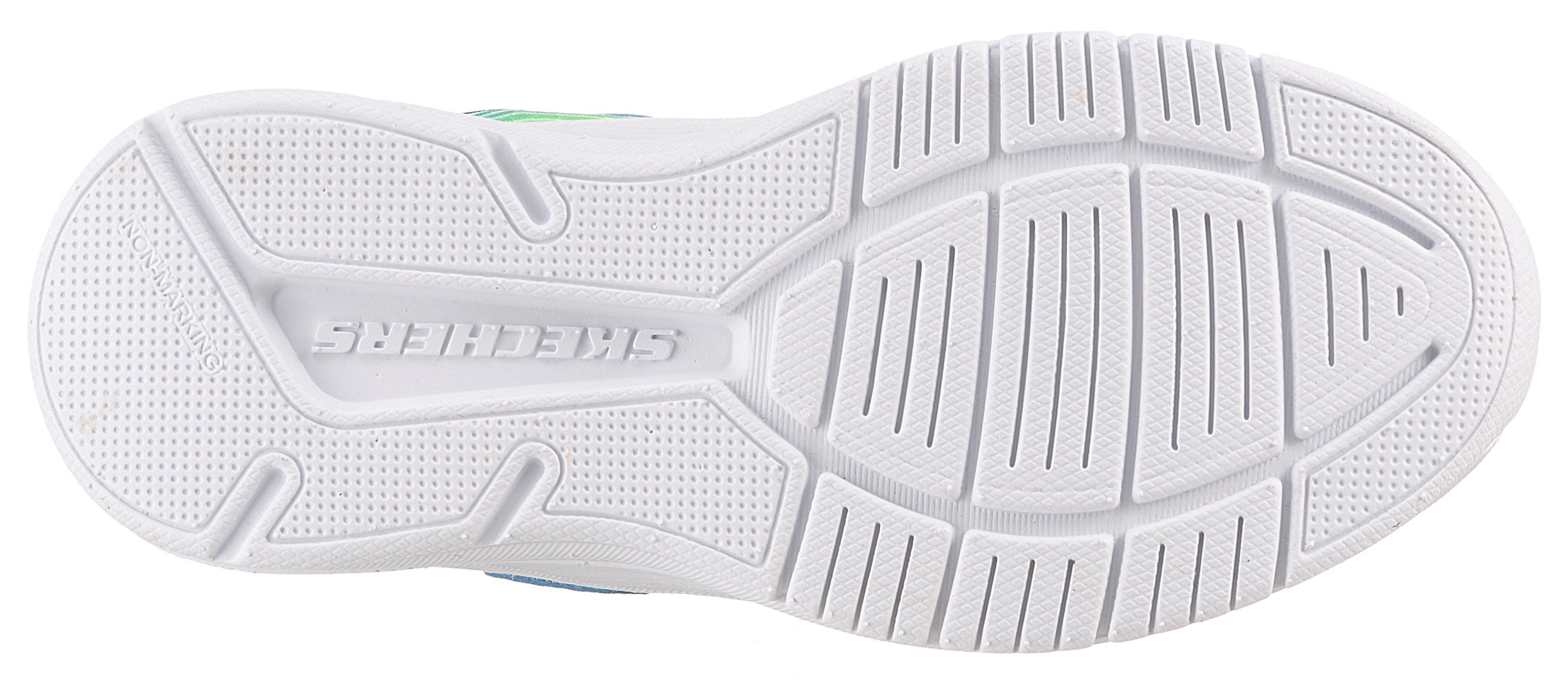 Skechers Kids Sneakers MICROSPEC ADVANCE , vrijetijdsschoen met klittenbandsluiting, maat sjabloon te downloaden