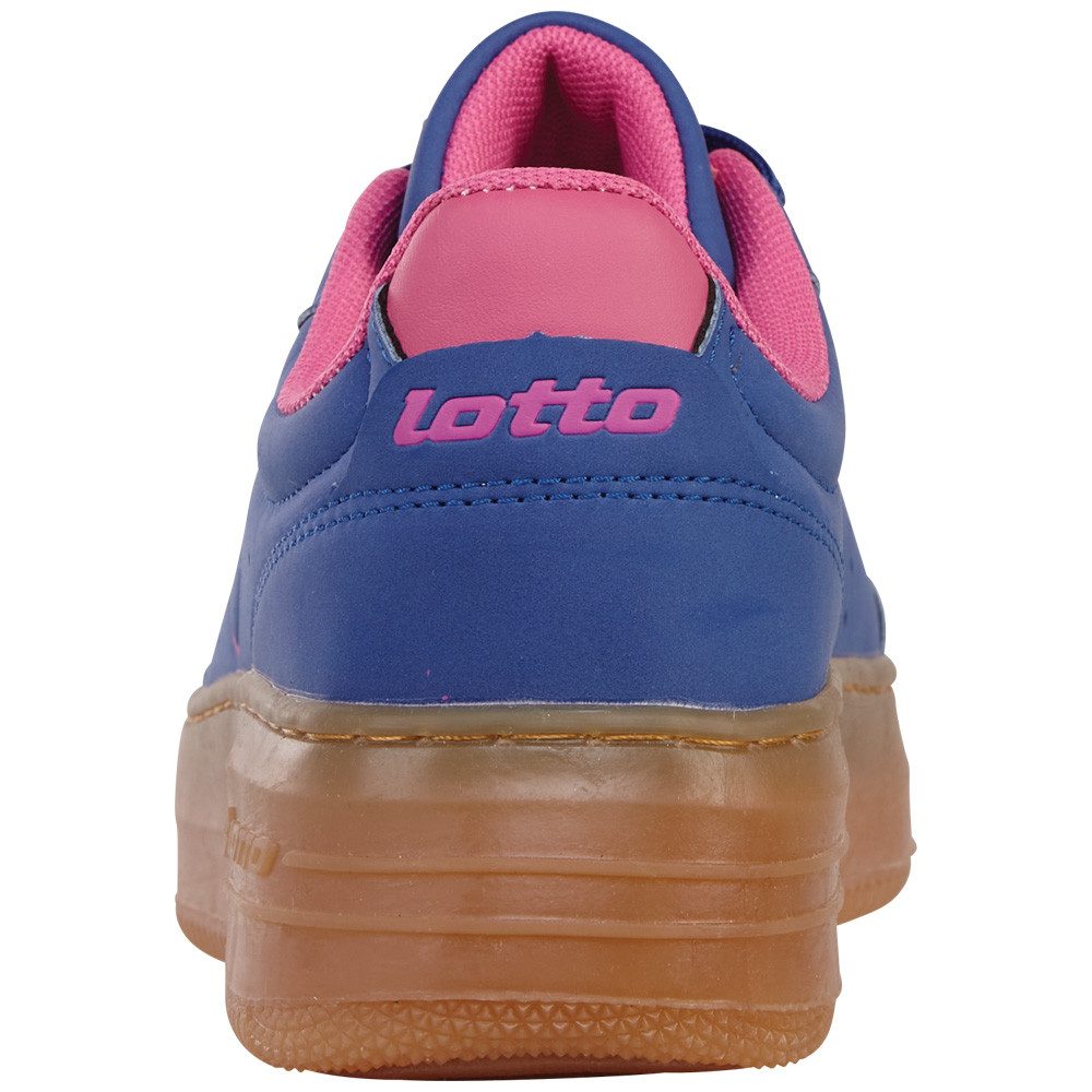 lotto Sneakers op honingkleurige plateau-sneakerzool