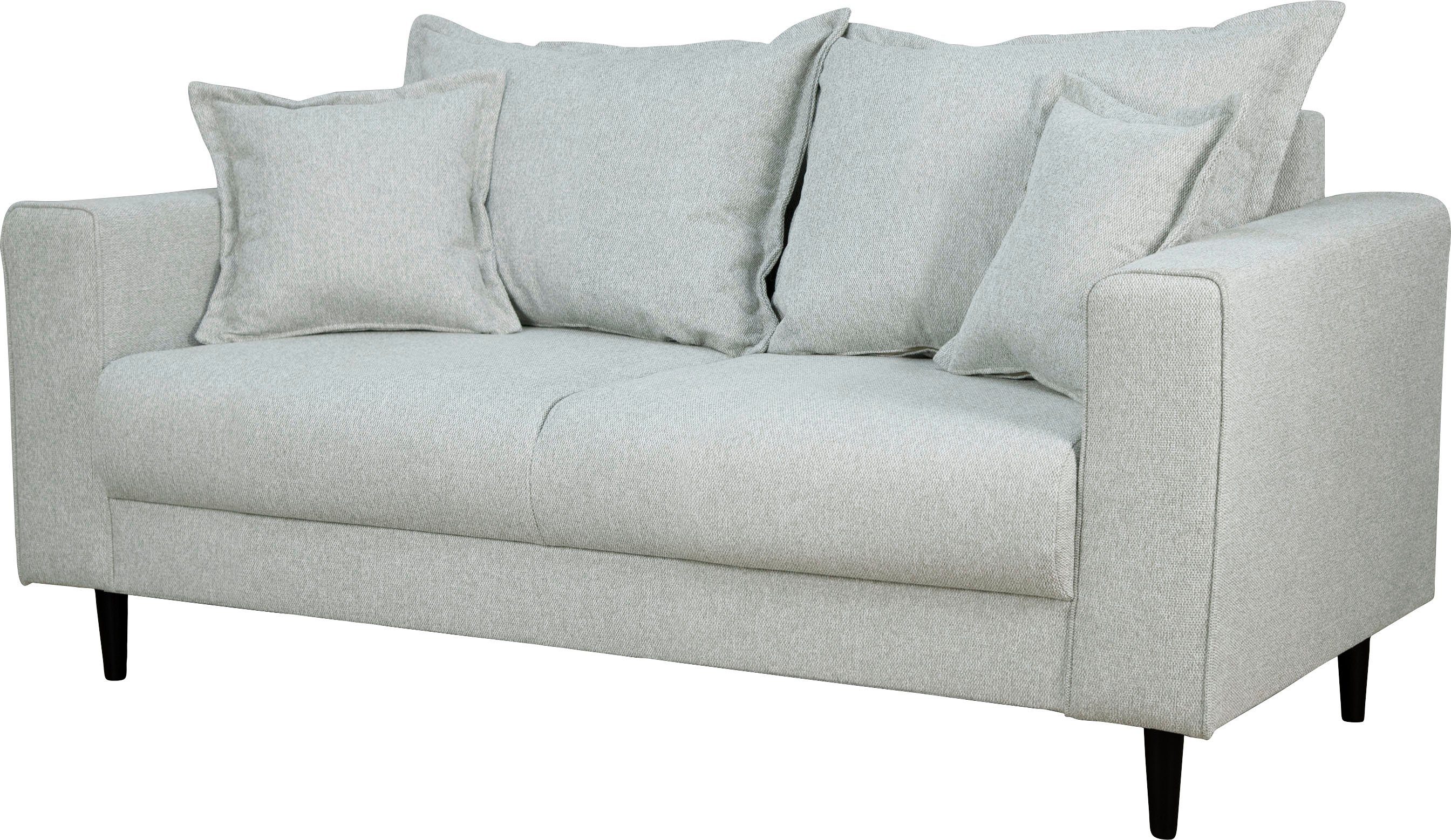 Home affaire 2-zitsbank VEYRAS, hoog zitcomfort, afmetingen B/D/H: 162/84/76 cm