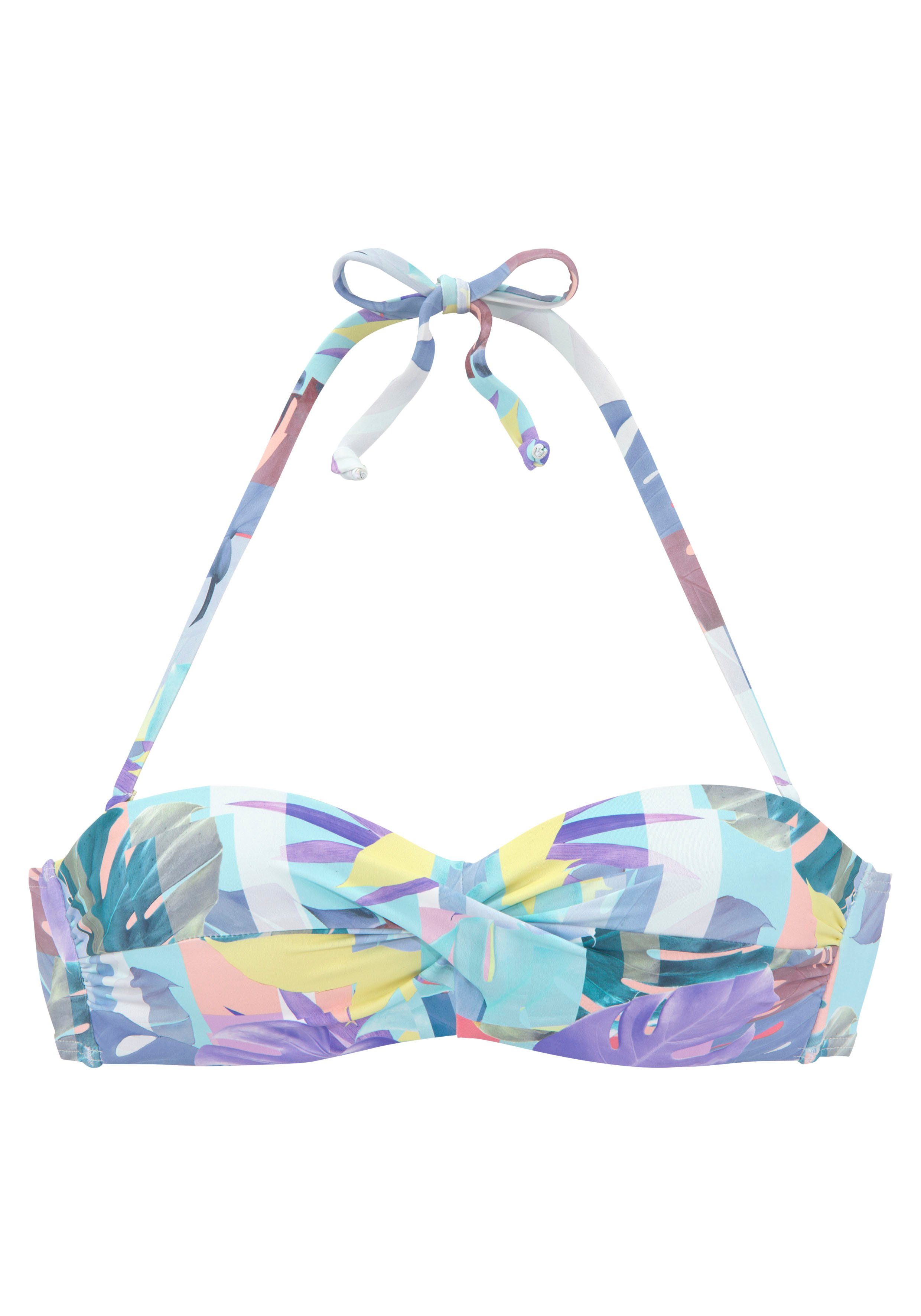 Venice Beach Beugelbikinitop in bandeaumodel Varia in luxe pasteltinten
