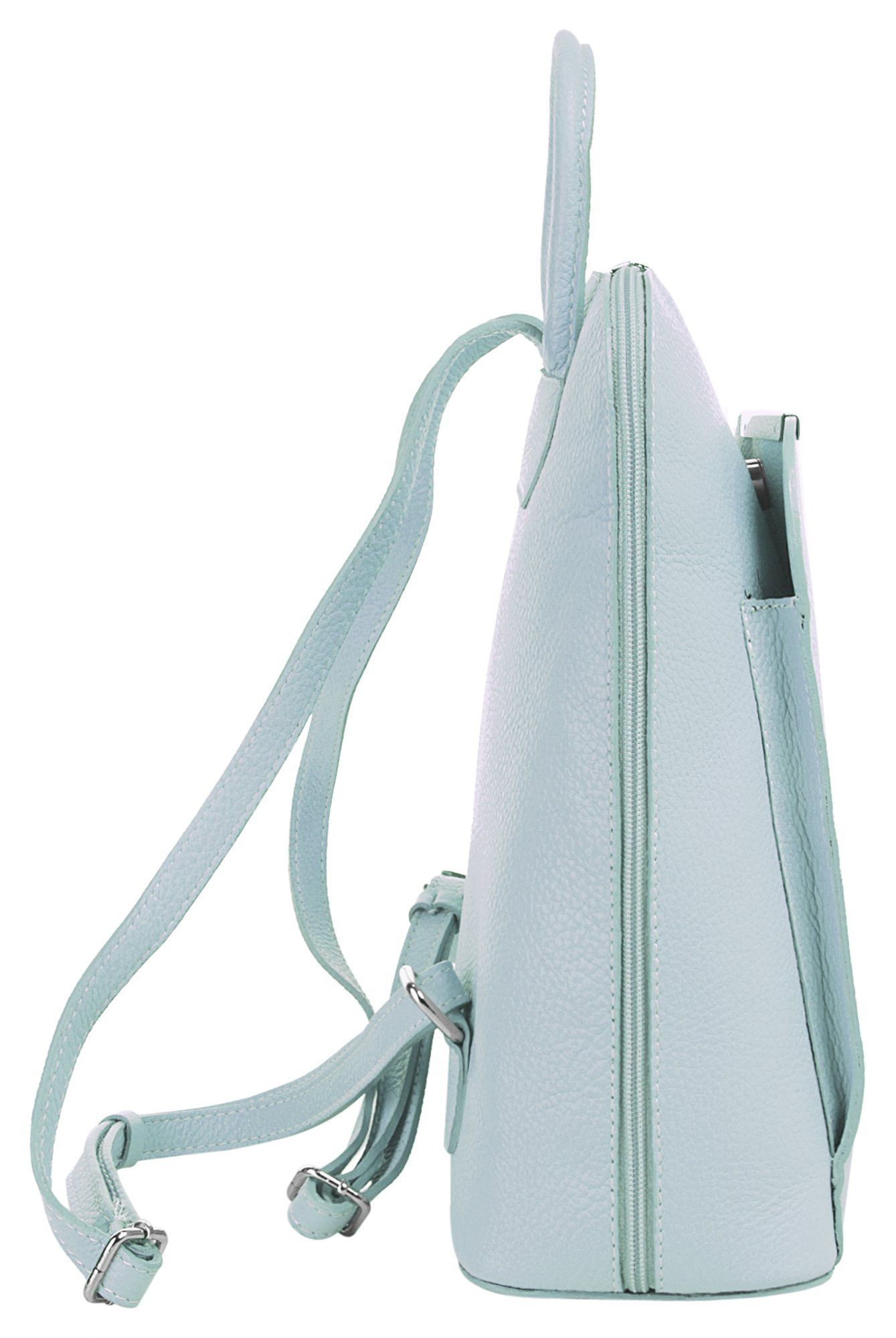 Cluty Rugzak echt leer, made in italy