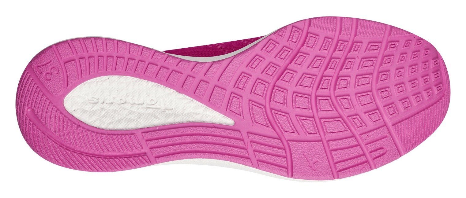 Tamaris Slip-on sneakers vrijetijdsschoen, lage schoen, veterschoen met opgezette sierveters
