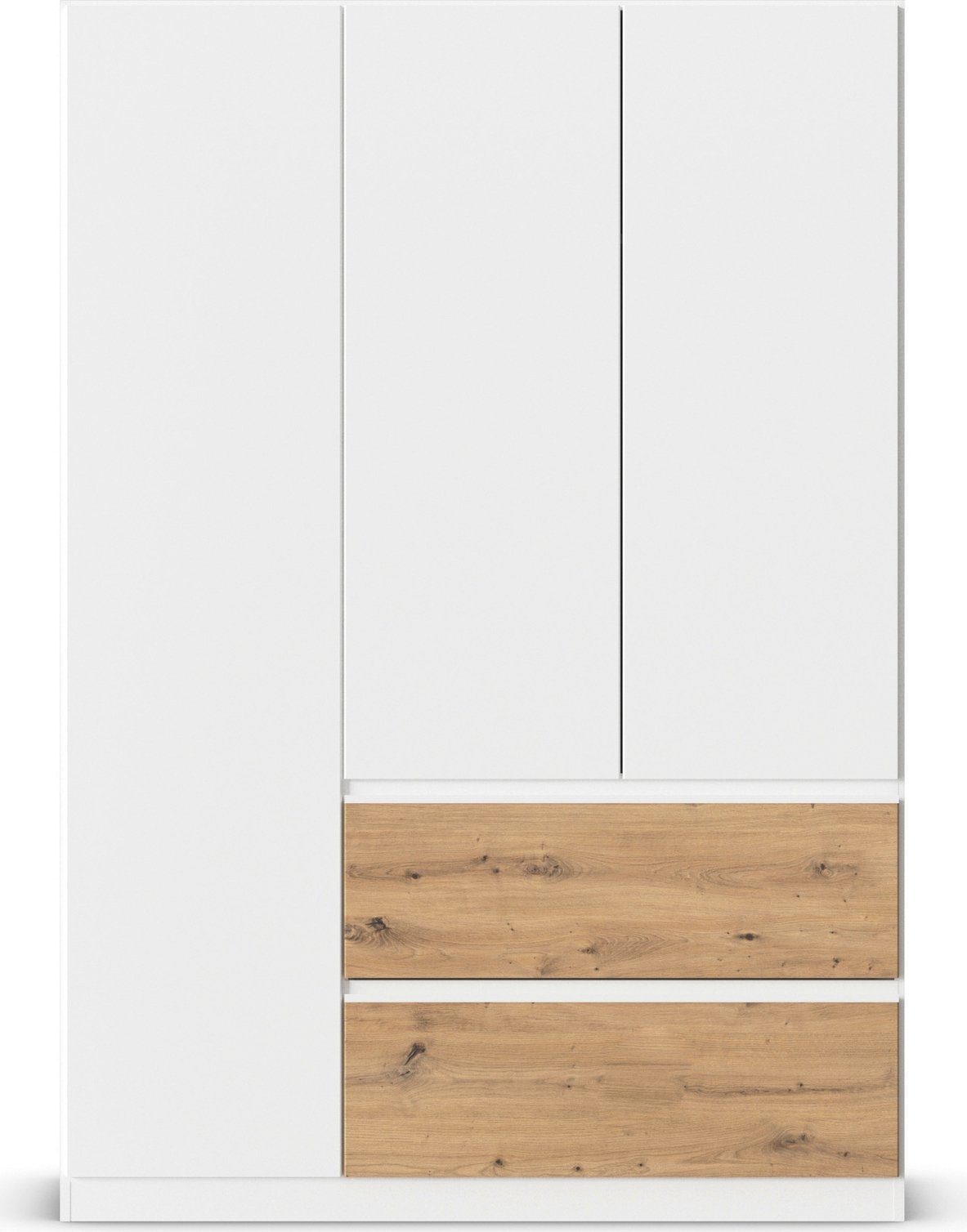 rauch Draaideurkast Kledingkast Kast Garderobe Wasmand COSTA in 3 Breedtes veel ruimte, greeploze front en push-to-open functie made in germany