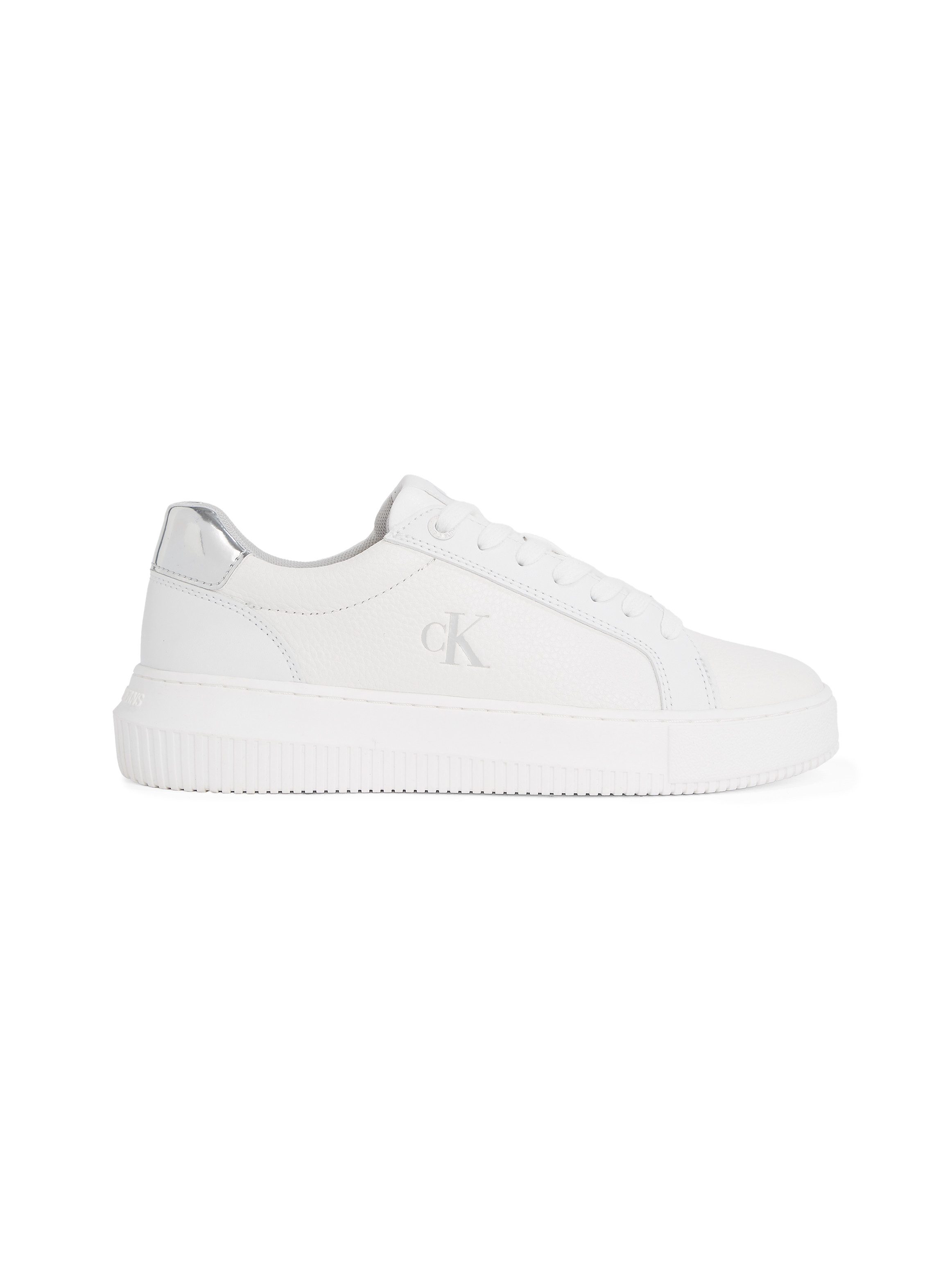 Calvin Klein Sneakers CHUNKY CUPSOLE LOW MG , veterschoenen, vrijetijdsschoen, lage schoen met hielcontrast