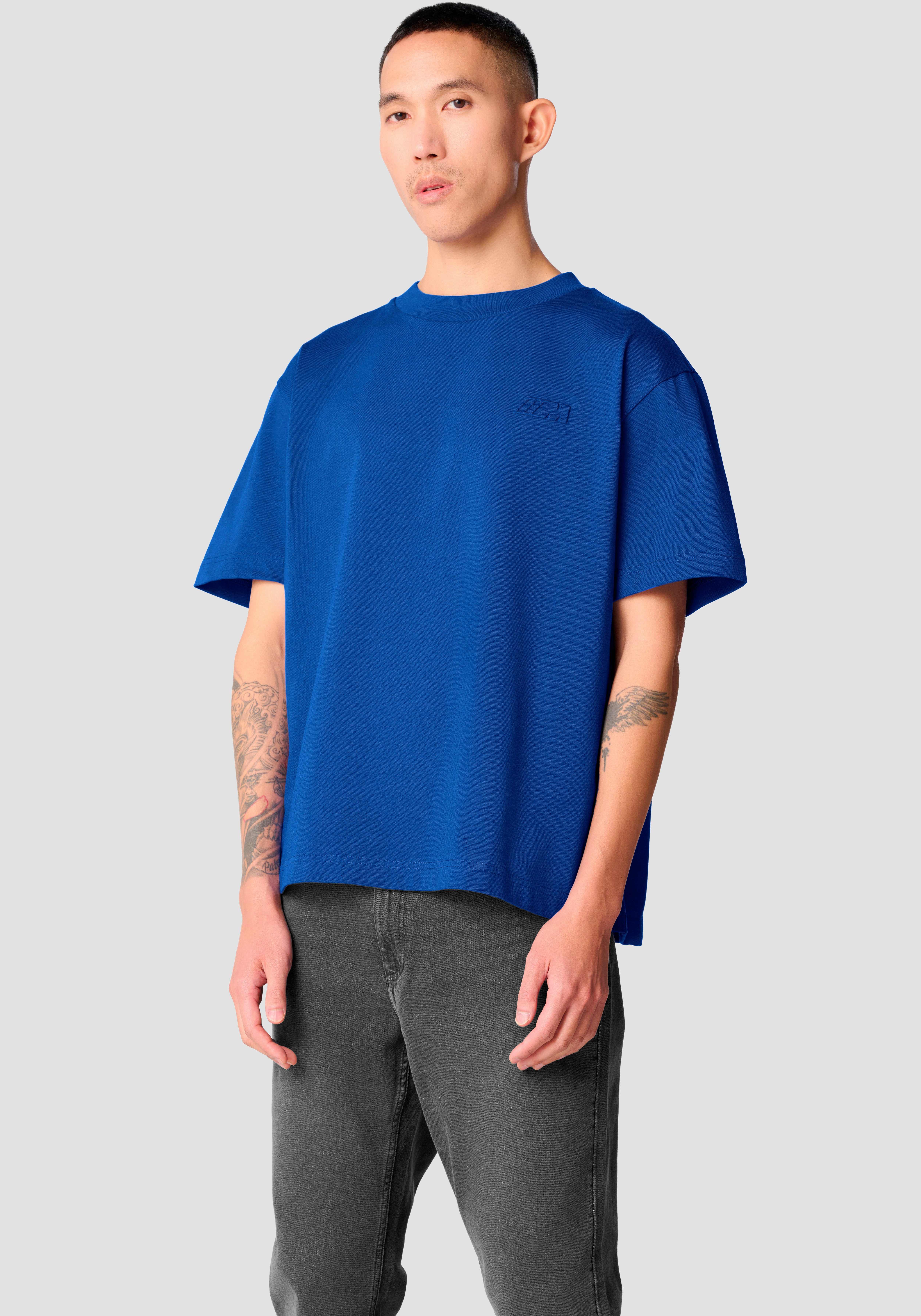 BMW T-shirt met logoborduring op borsthoogte