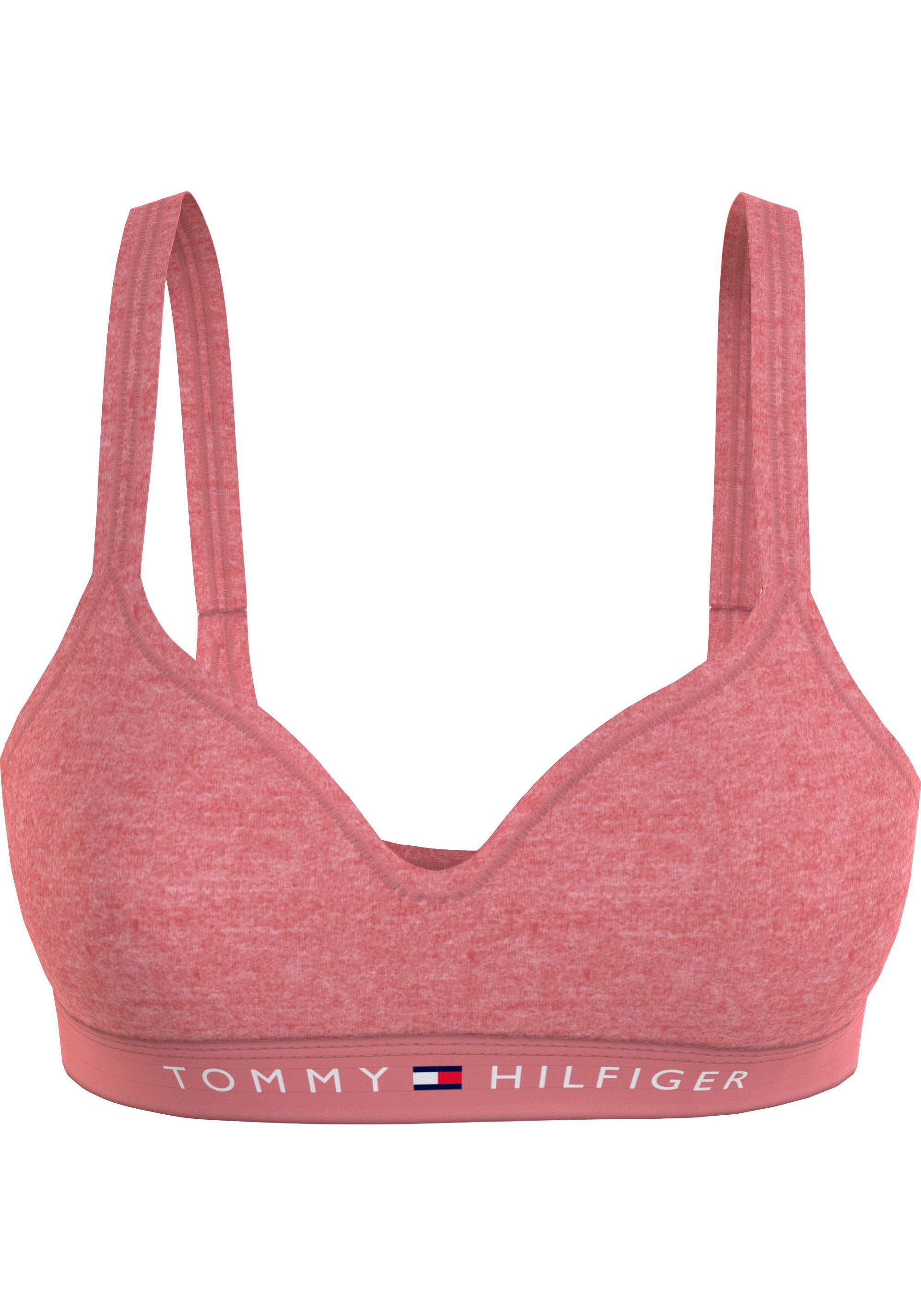 Tommy Hilfiger Underwear Bralette-bh BRALETTE LIFT (EXT SIZES) met modieuze tailleband met logo
