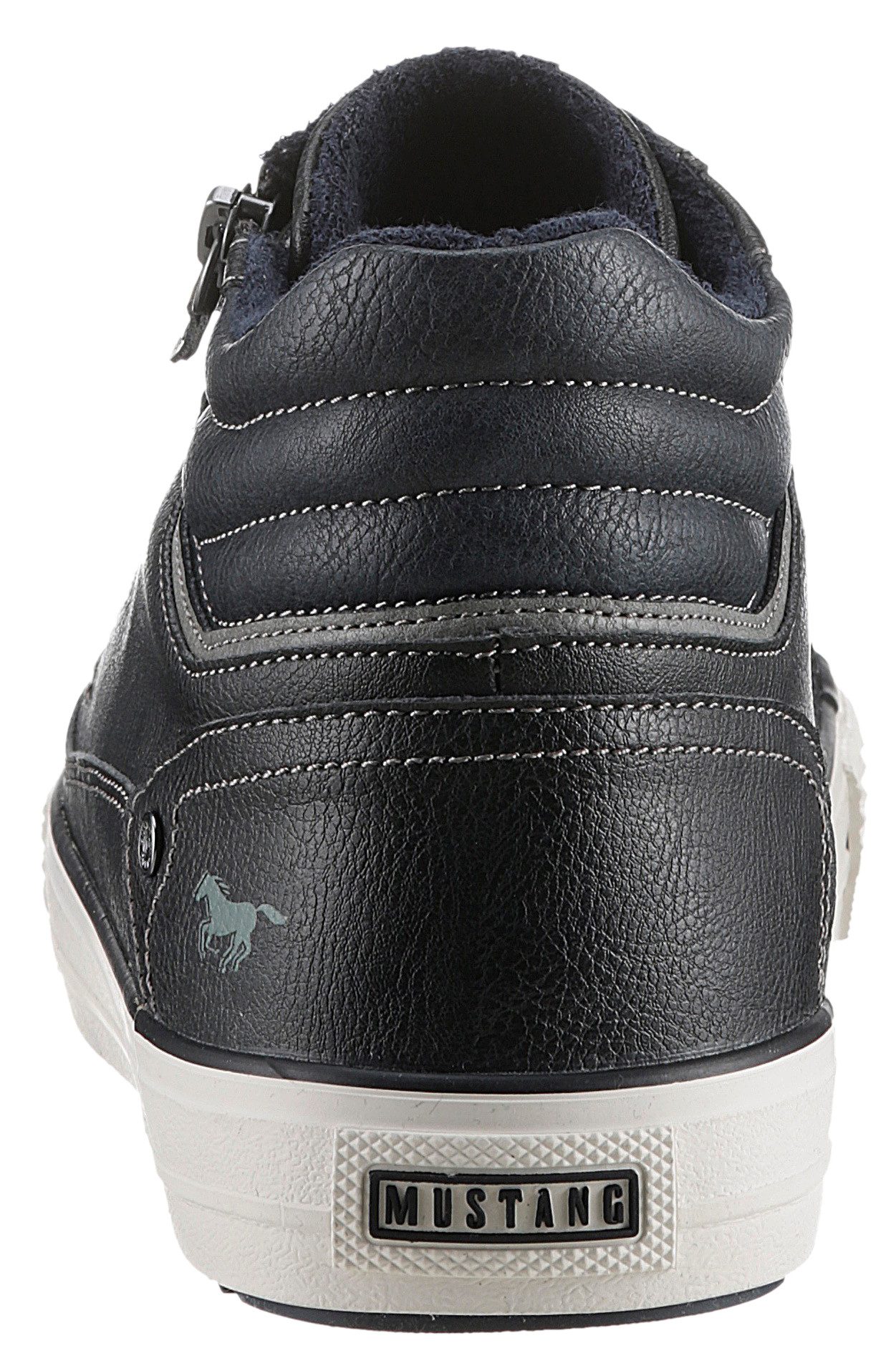 Mustang Shoes Sneakers high top sneaker, vrijetijdsschoen, veterschoenen in breedte g (=breed)