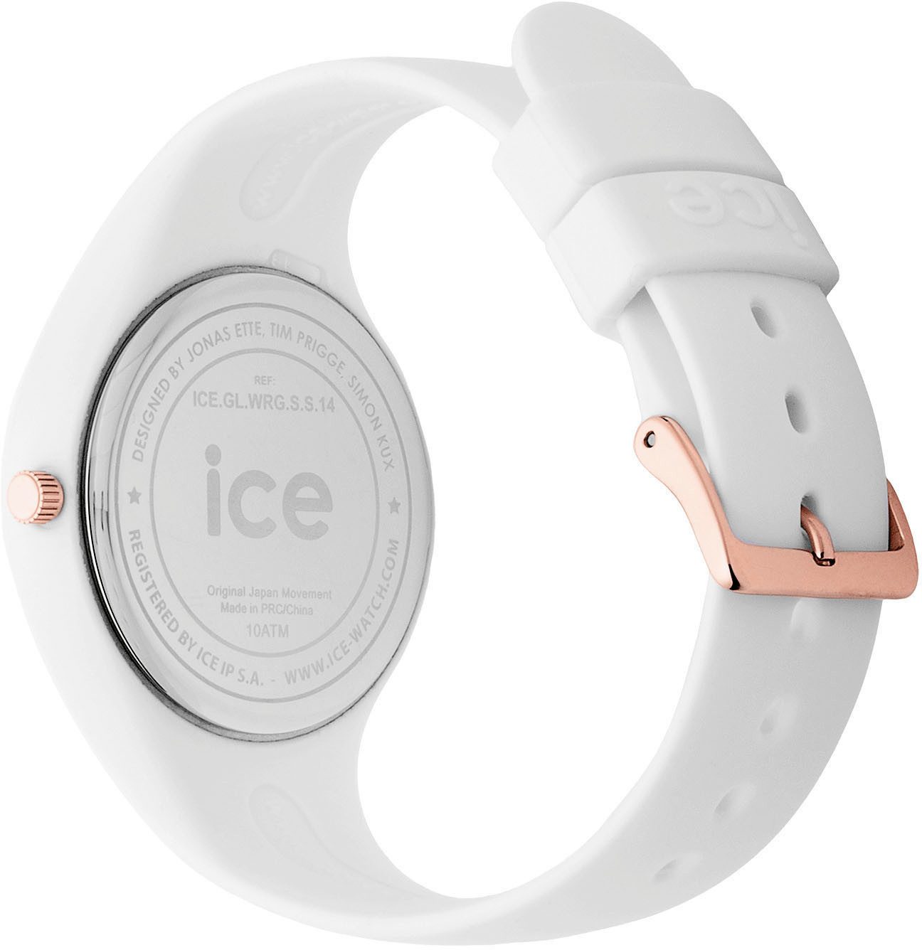 ice-watch Kwartshorloge ICE glam - S37 - 3H Polshorloge, dameshorloge, siliconen band, analoog