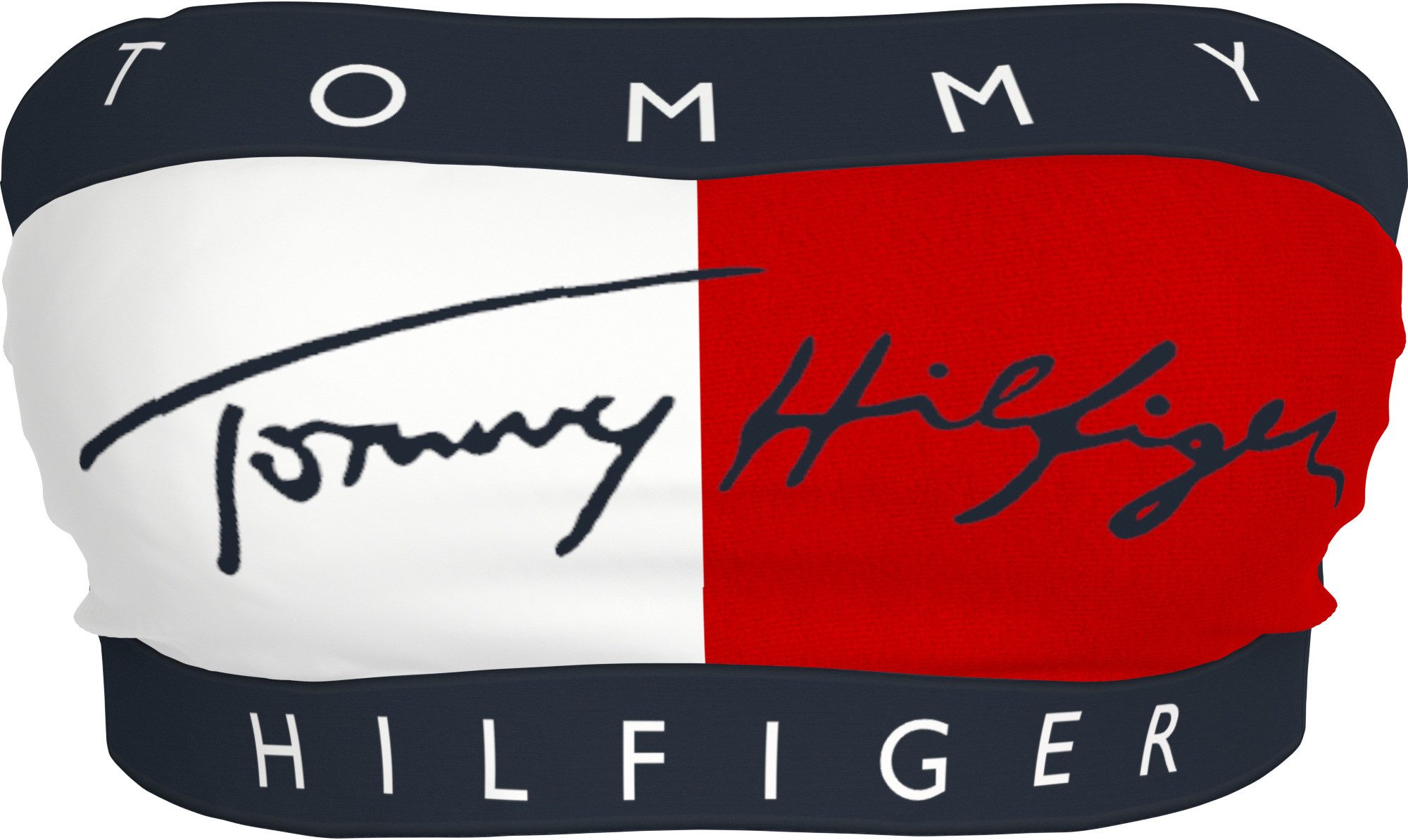Tommy Hilfiger Underwear Bandeau-bh Bandeau in colorblock-look, iconische tommy stijl aliyah hip hop straat