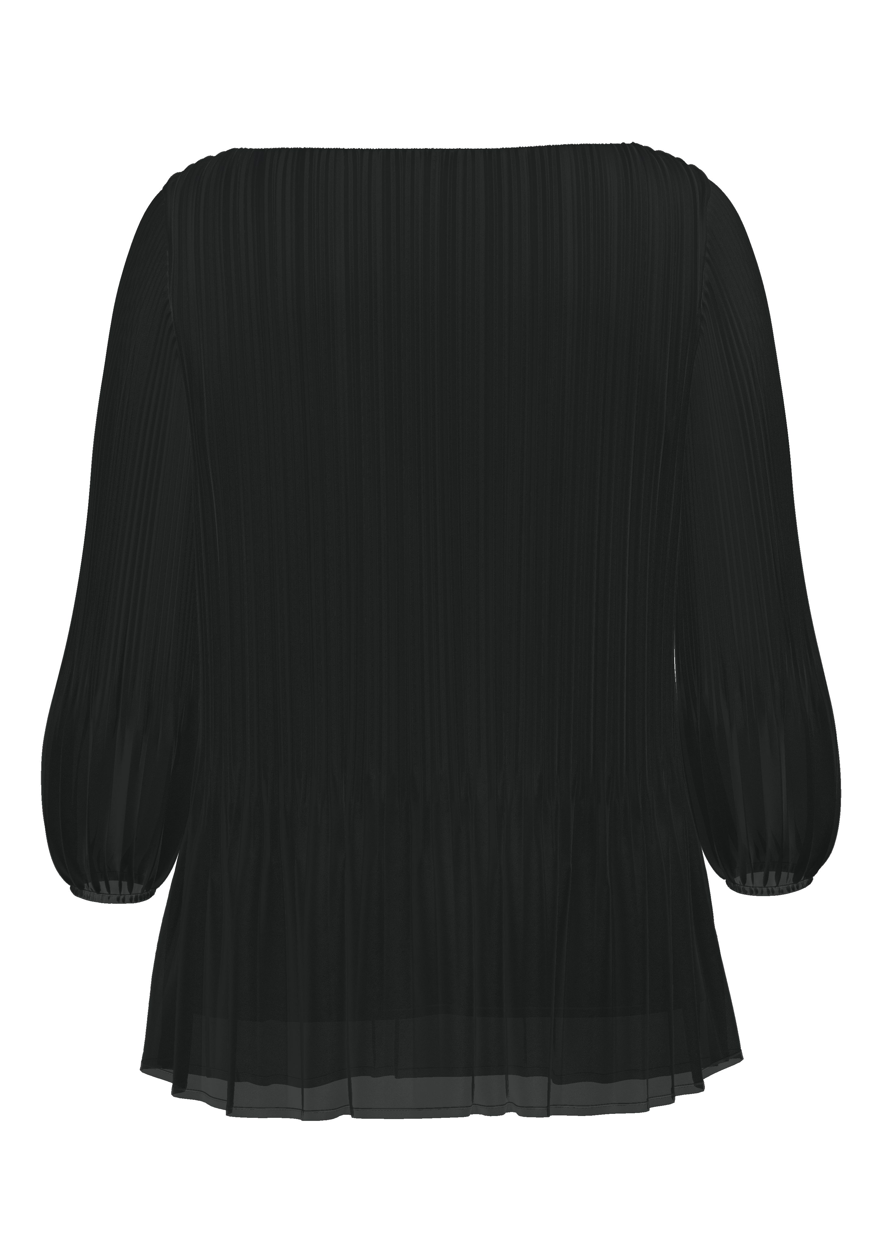 s.Oliver BLACK LABEL Klassieke blouse met plisséplooien
