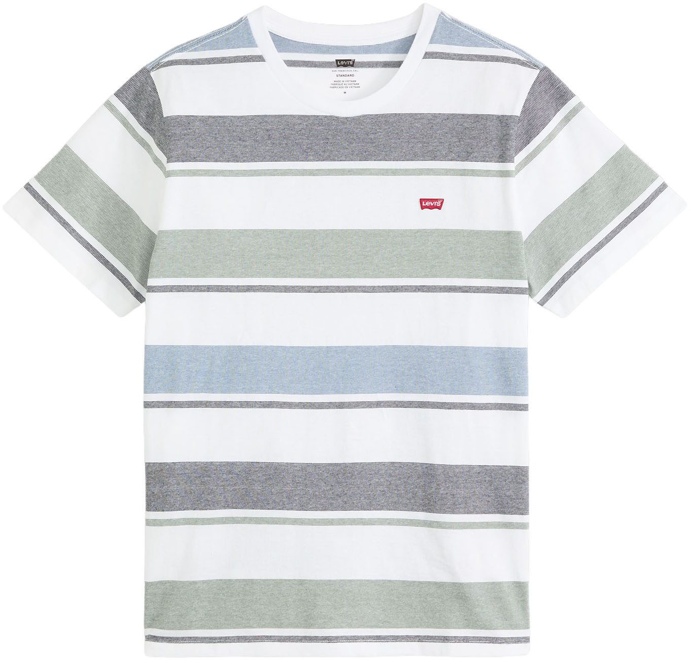 Levi's® T-shirt met gestreept patroon