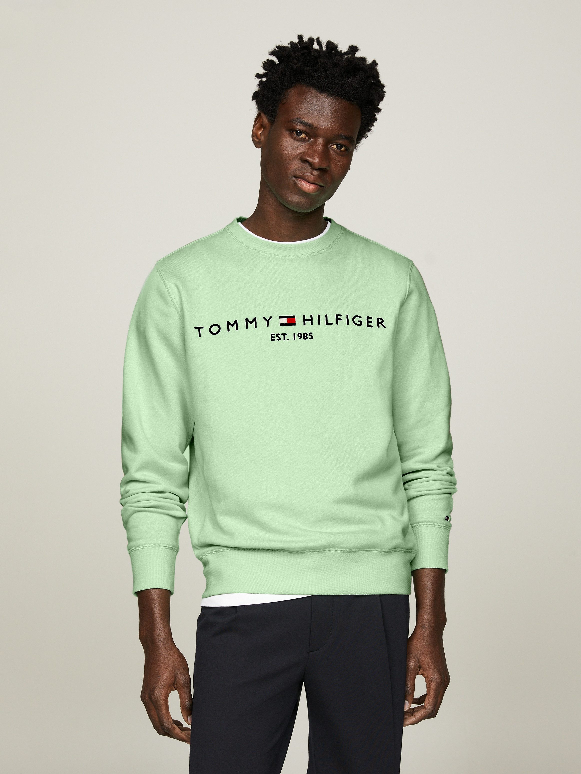 Tommy Hilfiger Sweatshirt TOMMY LOGO SWEATSHIRT met klassieke ronde hals