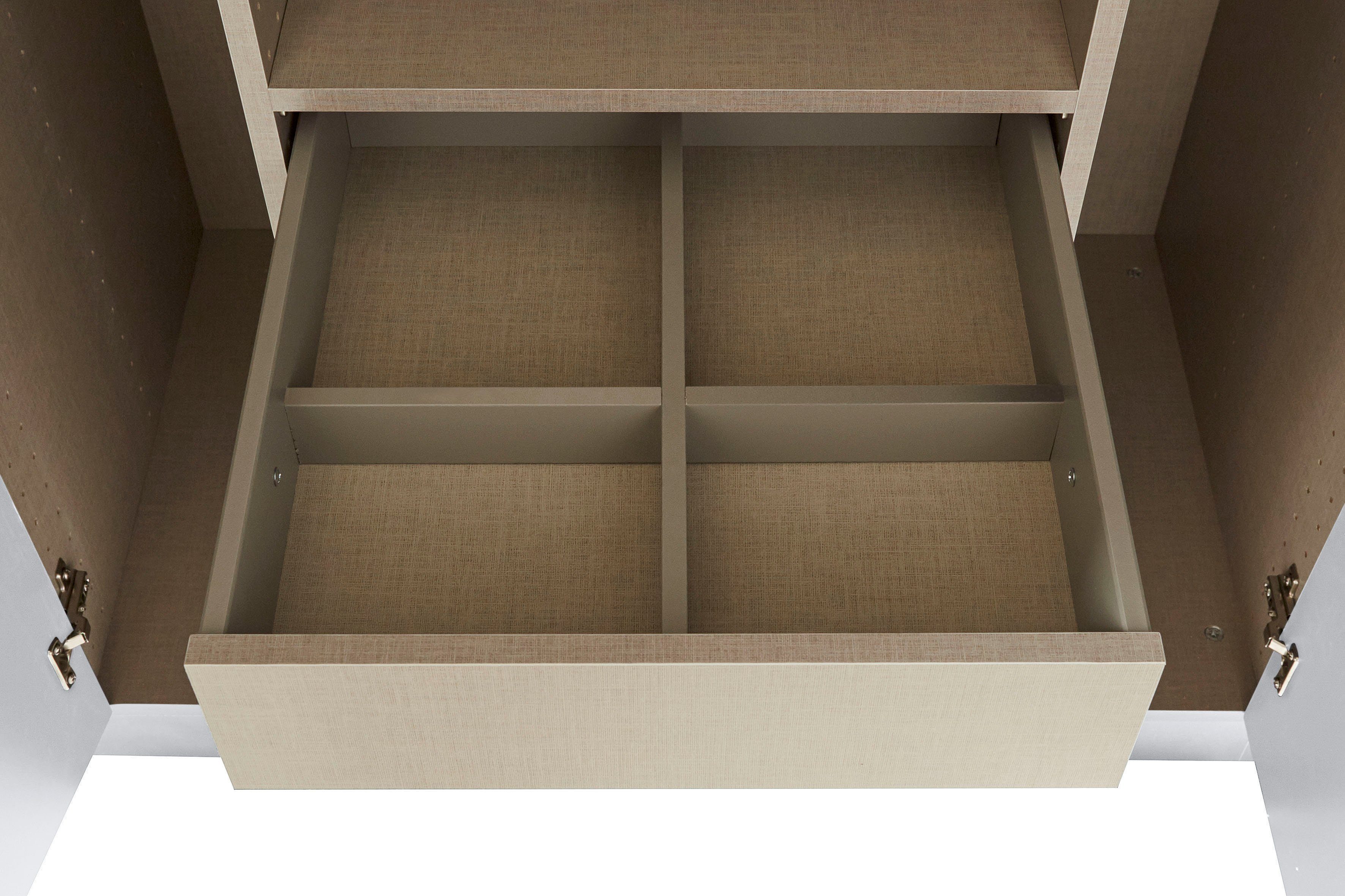 rauch Draaideurkast Kledingkast kast garderobe TOPSELLER OTELI incl. binnenindeling met 3 binnenlades extra planken optioneel met spiegel made in germany