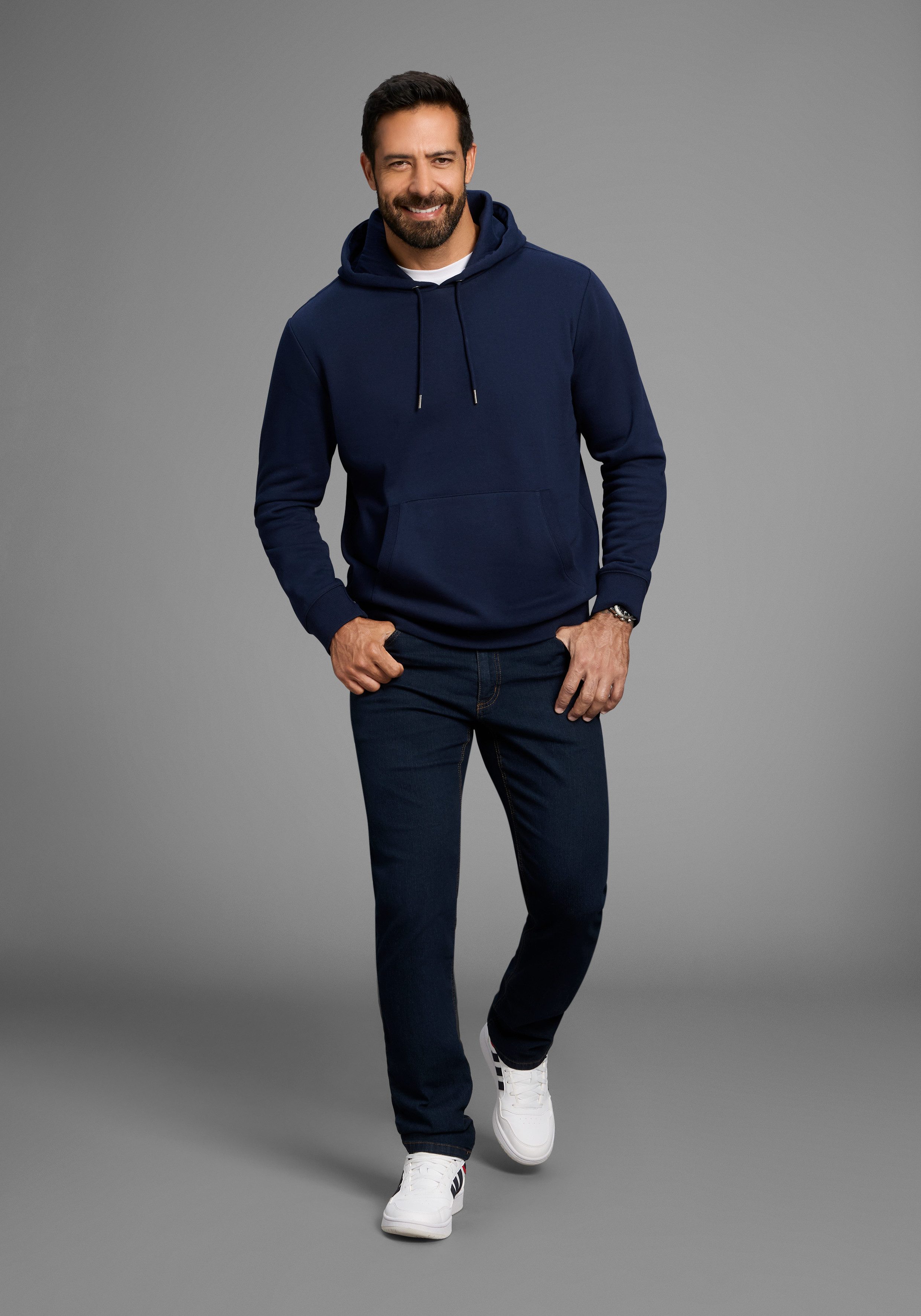 Man's World Hoodie met kangoeroezak