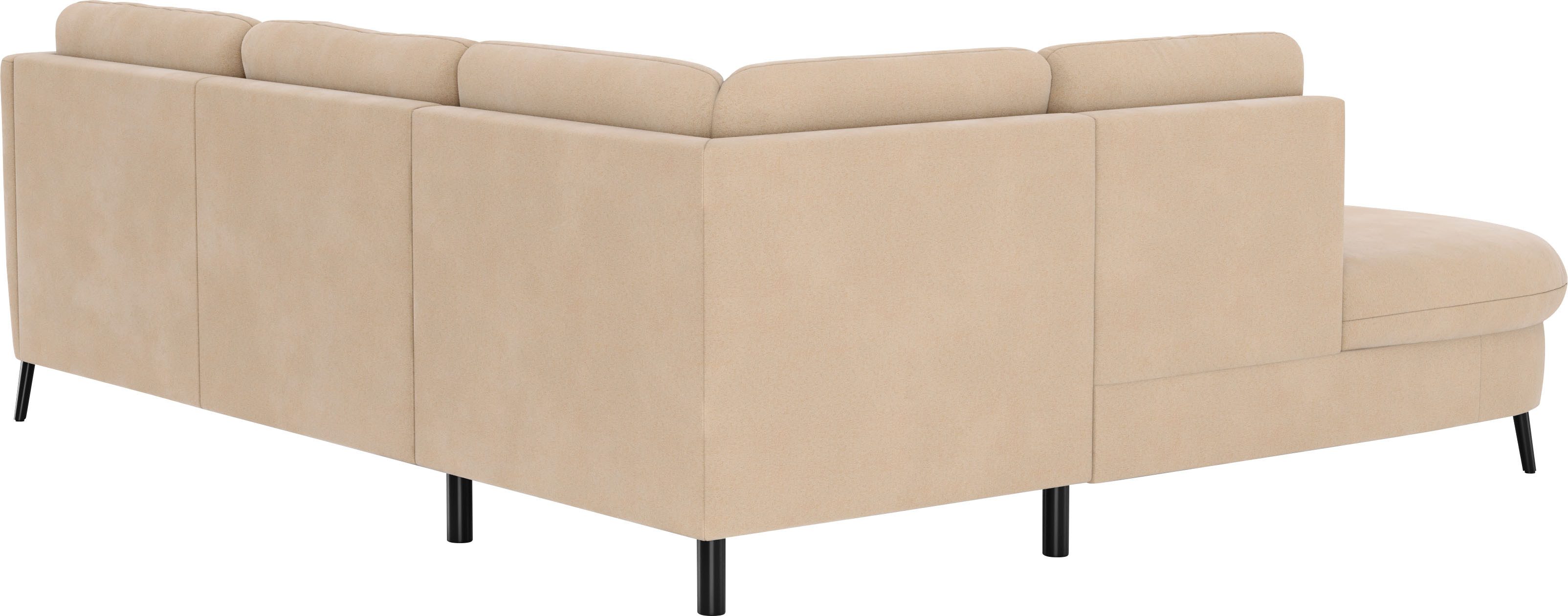 sit&more Hoekbank Soul L-vorm optioneel met bedfunctie en bedlade of lade