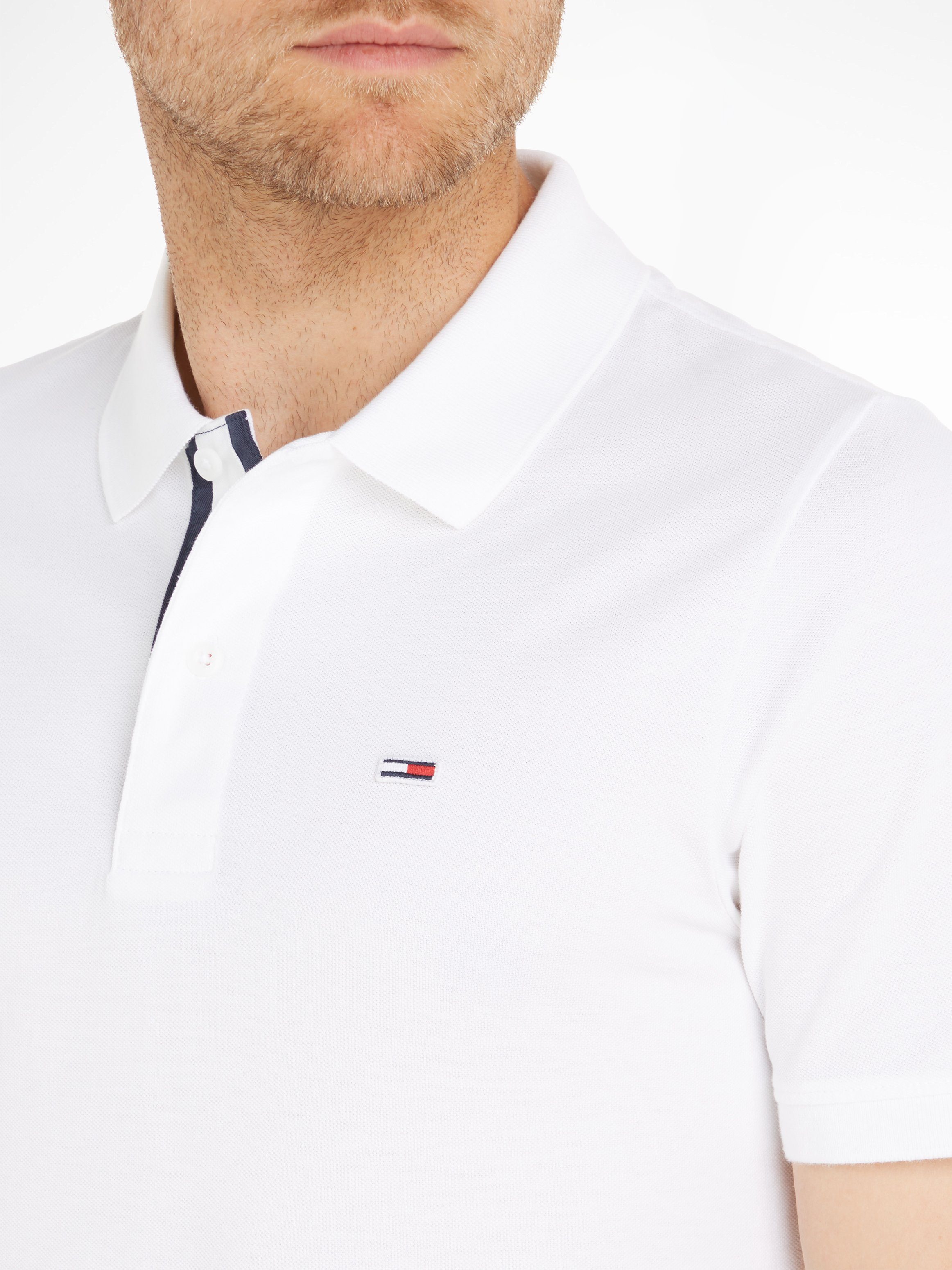 TOMMY JEANS Poloshirt TJM SLIM PLACKET POLO
