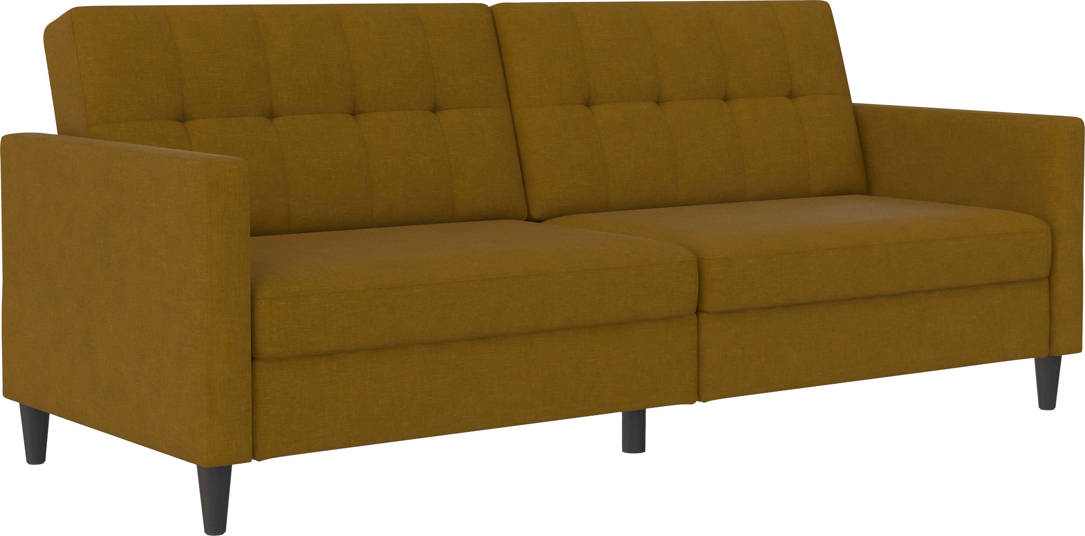 Dorel Home 3-zitsbank Hartford II Slaapfunctie, rugleuning 2-delig, 3-voudig verstelbaar, zithoogte 43 cm