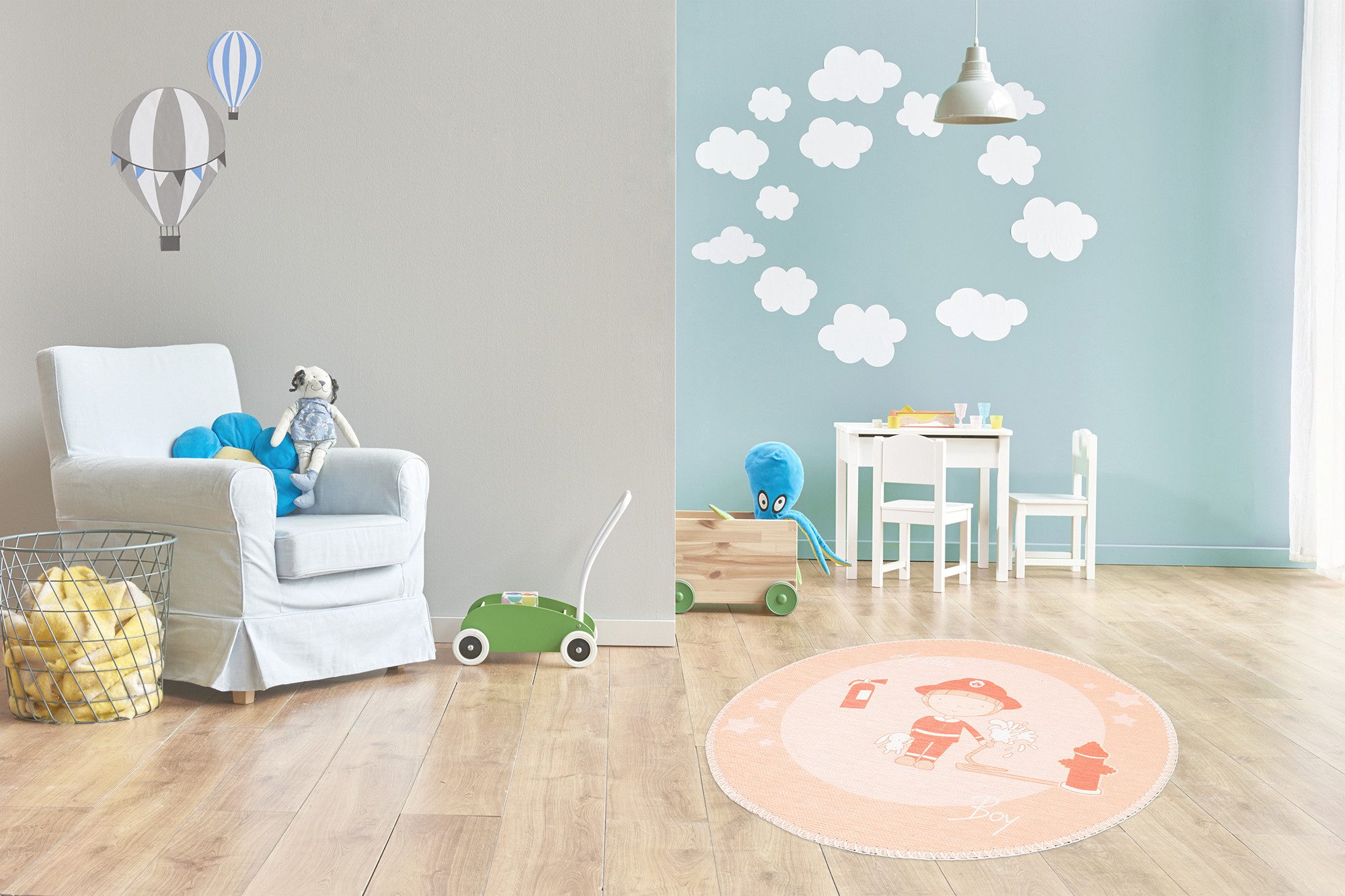 aRTE ESPINA Kindervloerkleed Bambini 100 Fantasierijk bedrukte kindertapijt, aangename haptiek