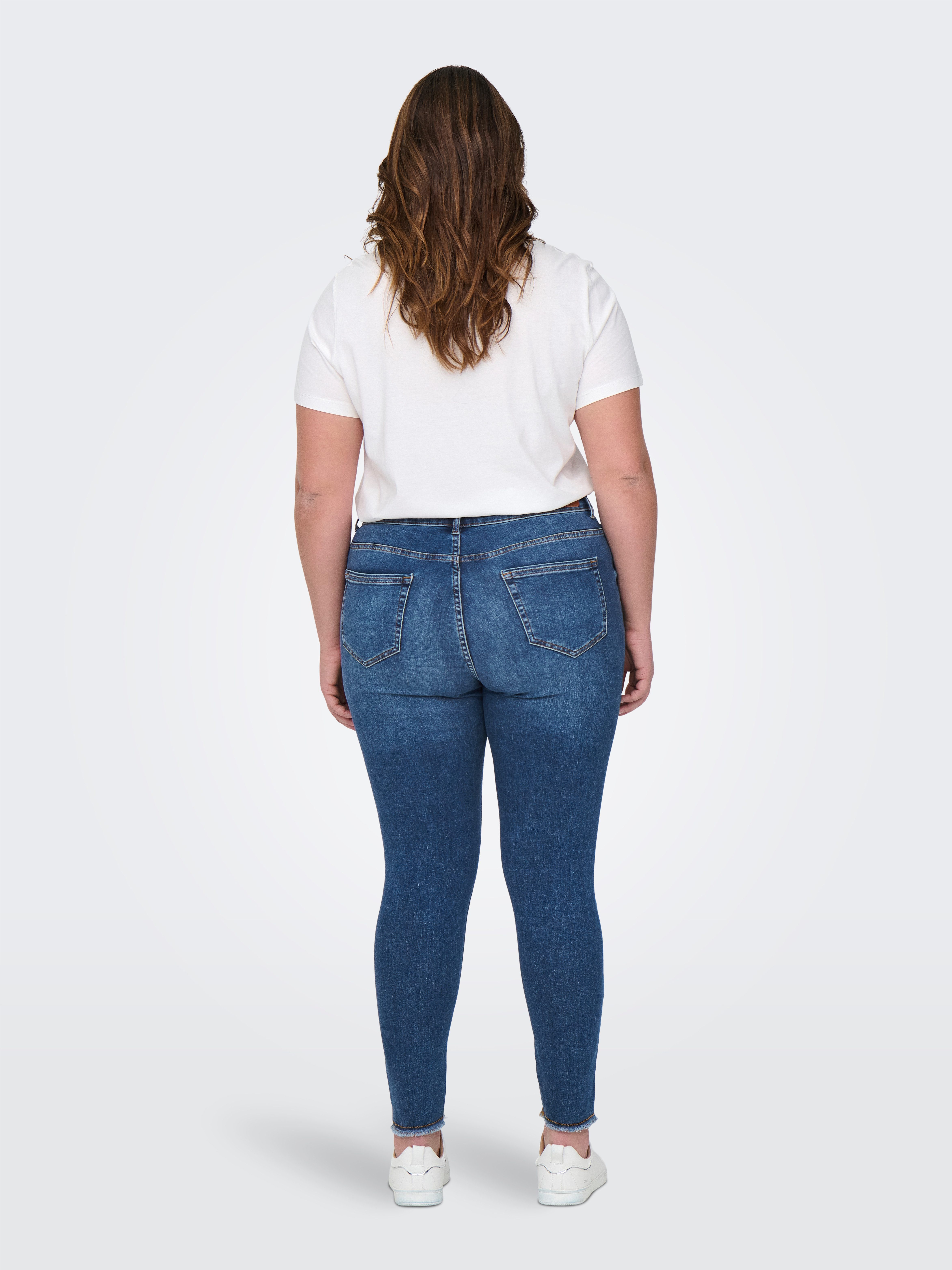 ONLY CARMAKOMA Skinny fit jeans CARWILLY REG SK ANK RW DNM TAI263 NOOS