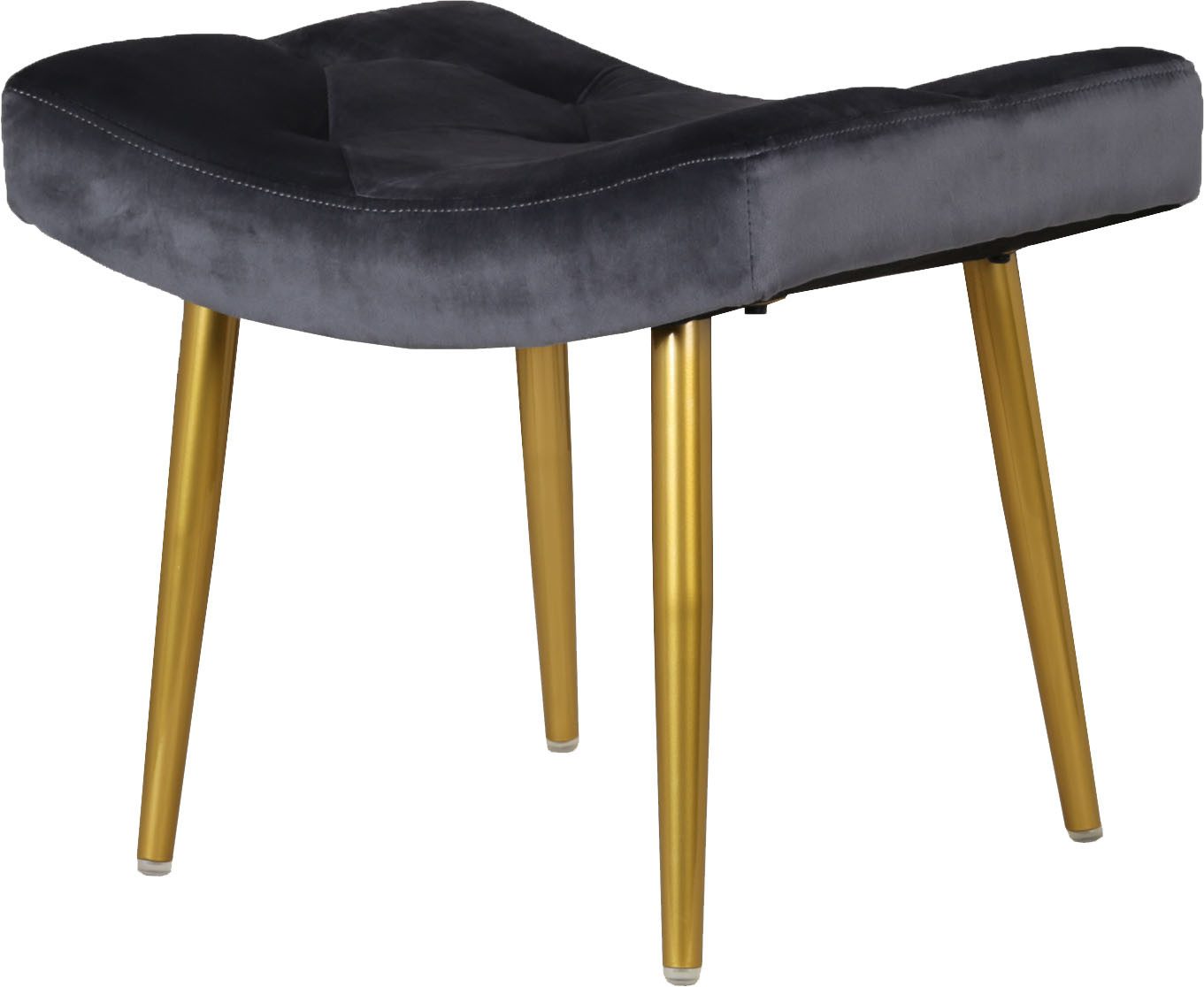 Home affaire Oorfauteuil LITZ in droomachtig fluweel, relaxstoel met poef,