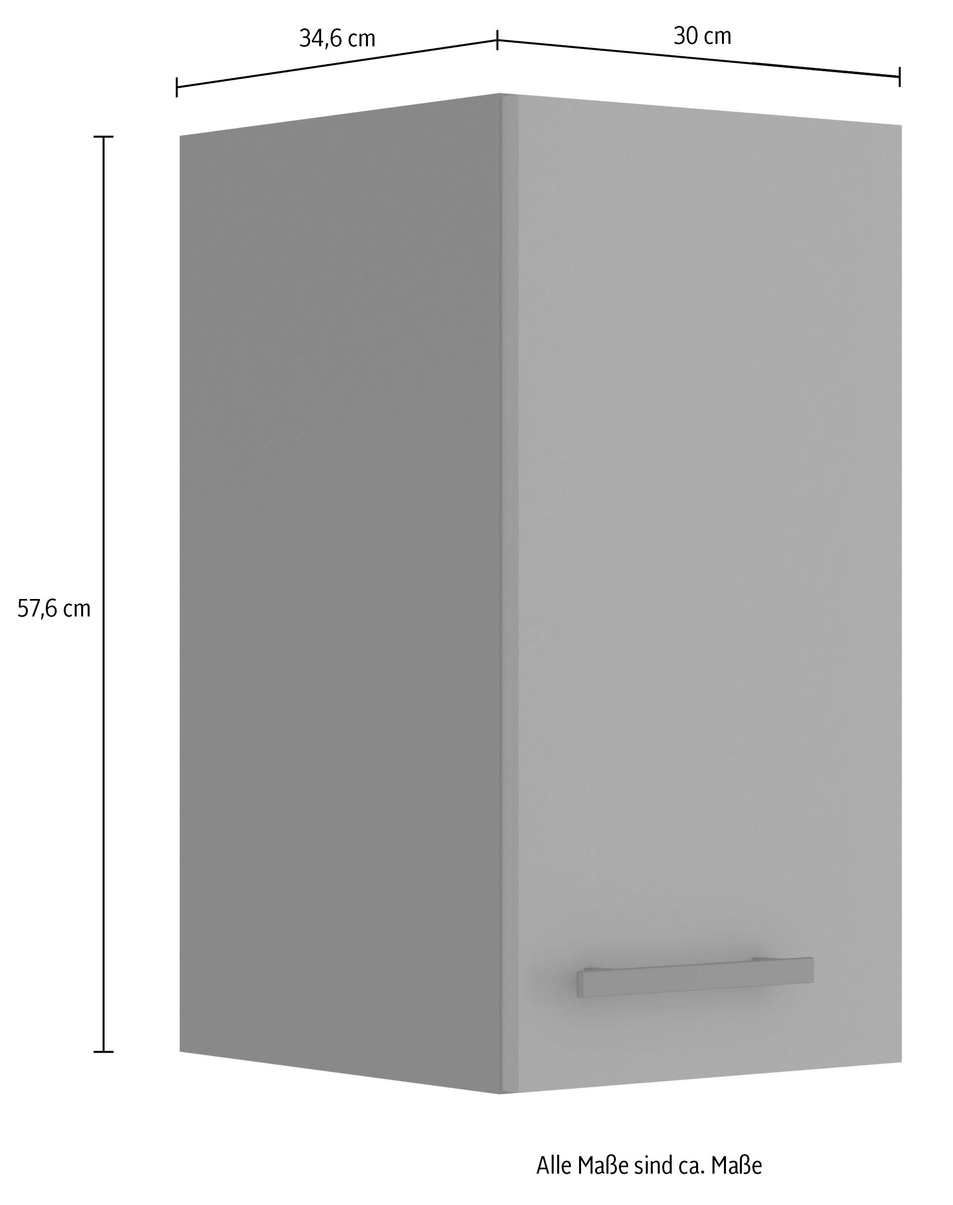OPTIFIT Hangkast Bella Breedte 30 cm, 1 deur, 1 legplank