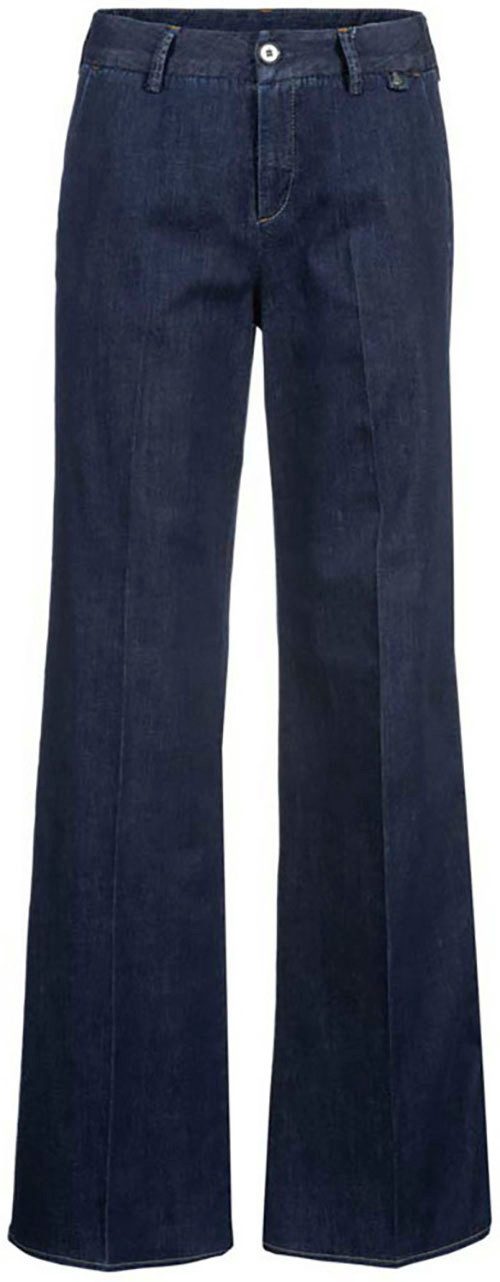 Herrlicher Wijd uitlopende jeans Lovely Flared Recycled Light Denim