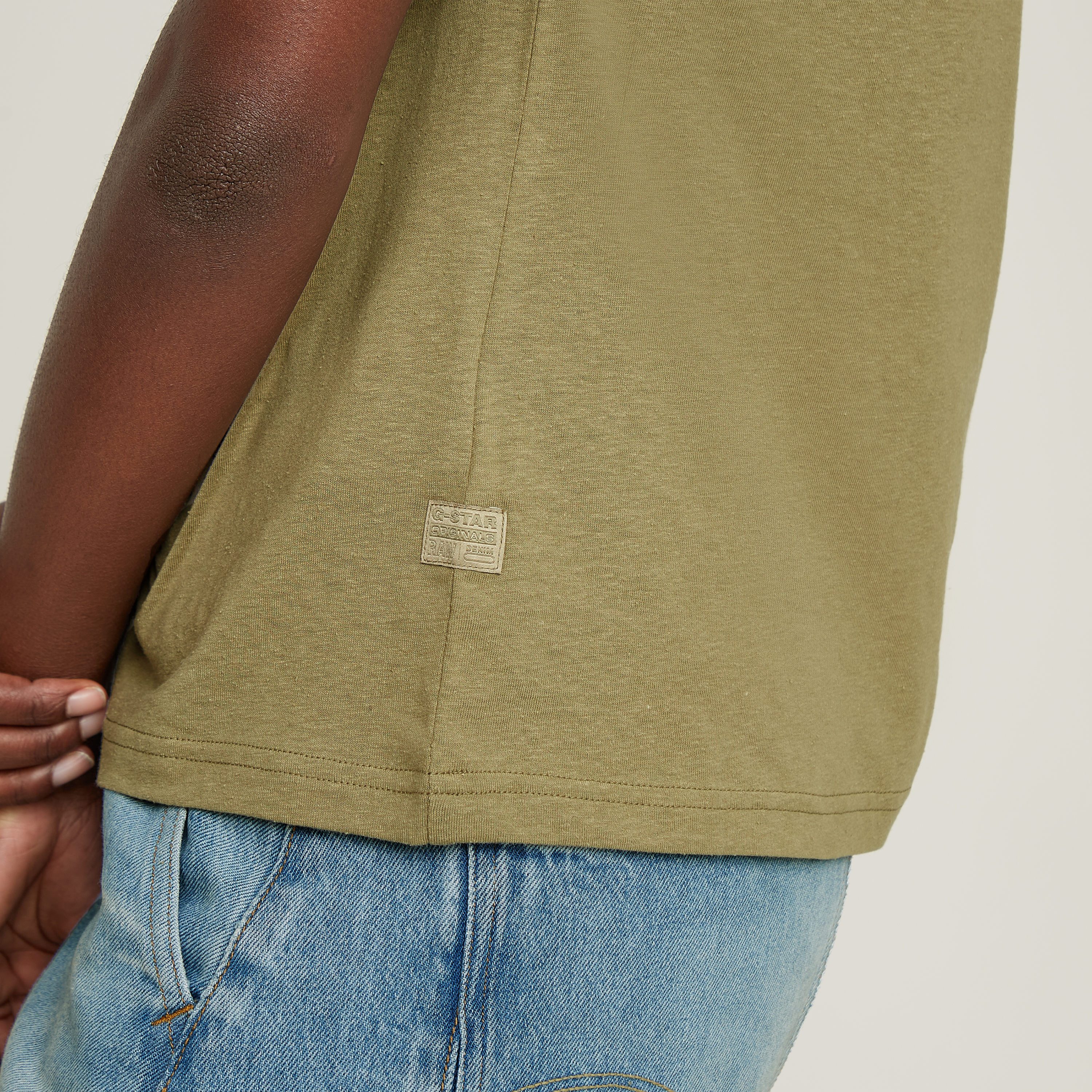 G-Star RAW Shirt met V-hals Open V Relaxed