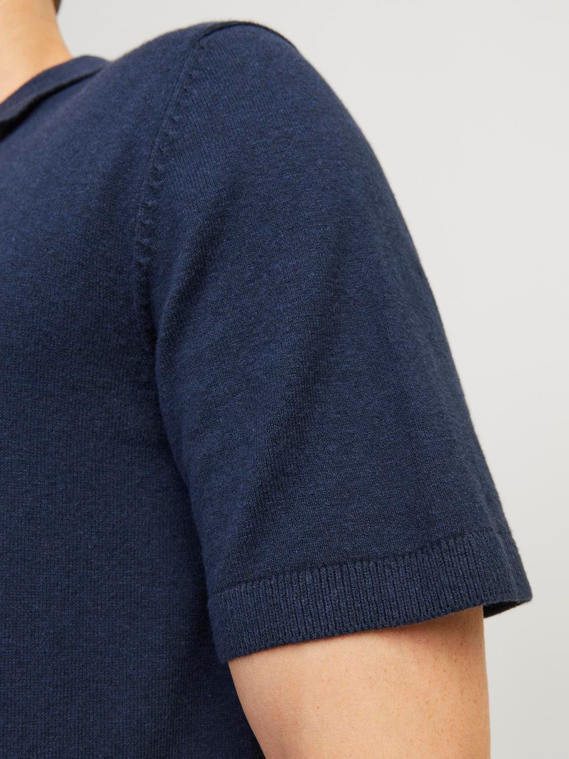 Jack & Jones Poloshirt JJEEMIL KNIT POLO S/S SN