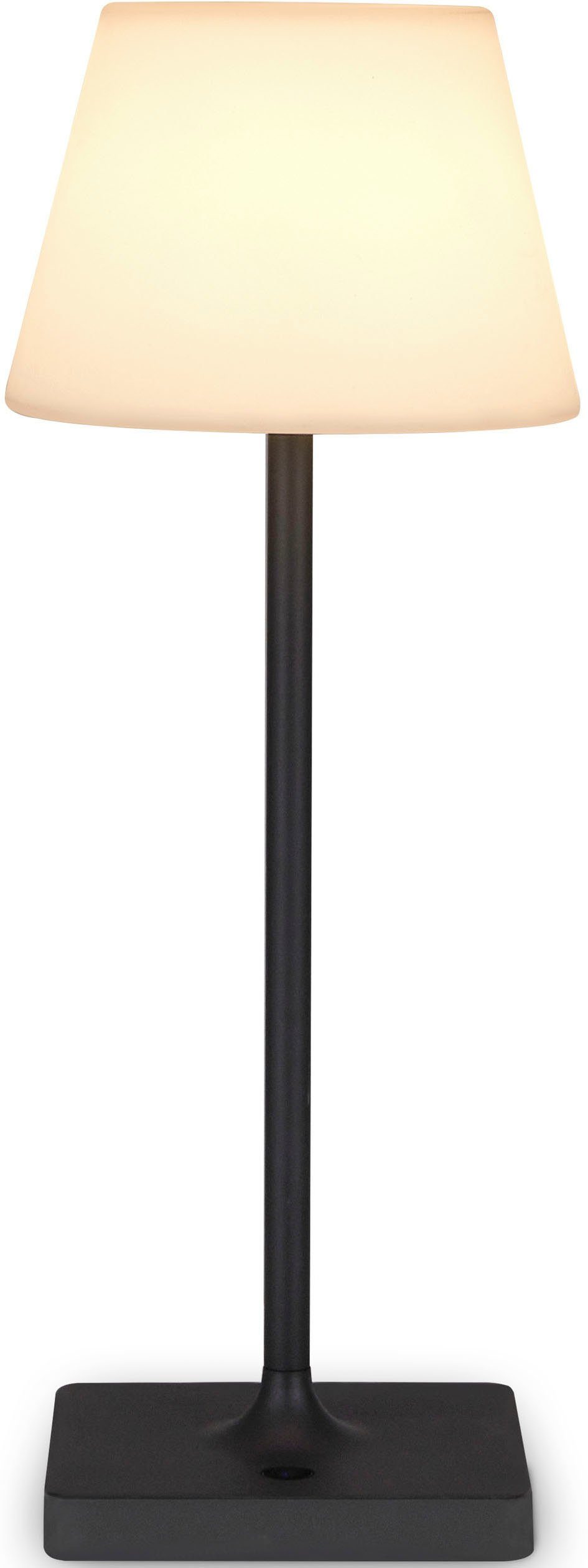 Paco Home Tafellamp Chris In en outdoor tuin LED accu lamp oplaadbaar IP44 dimbaar