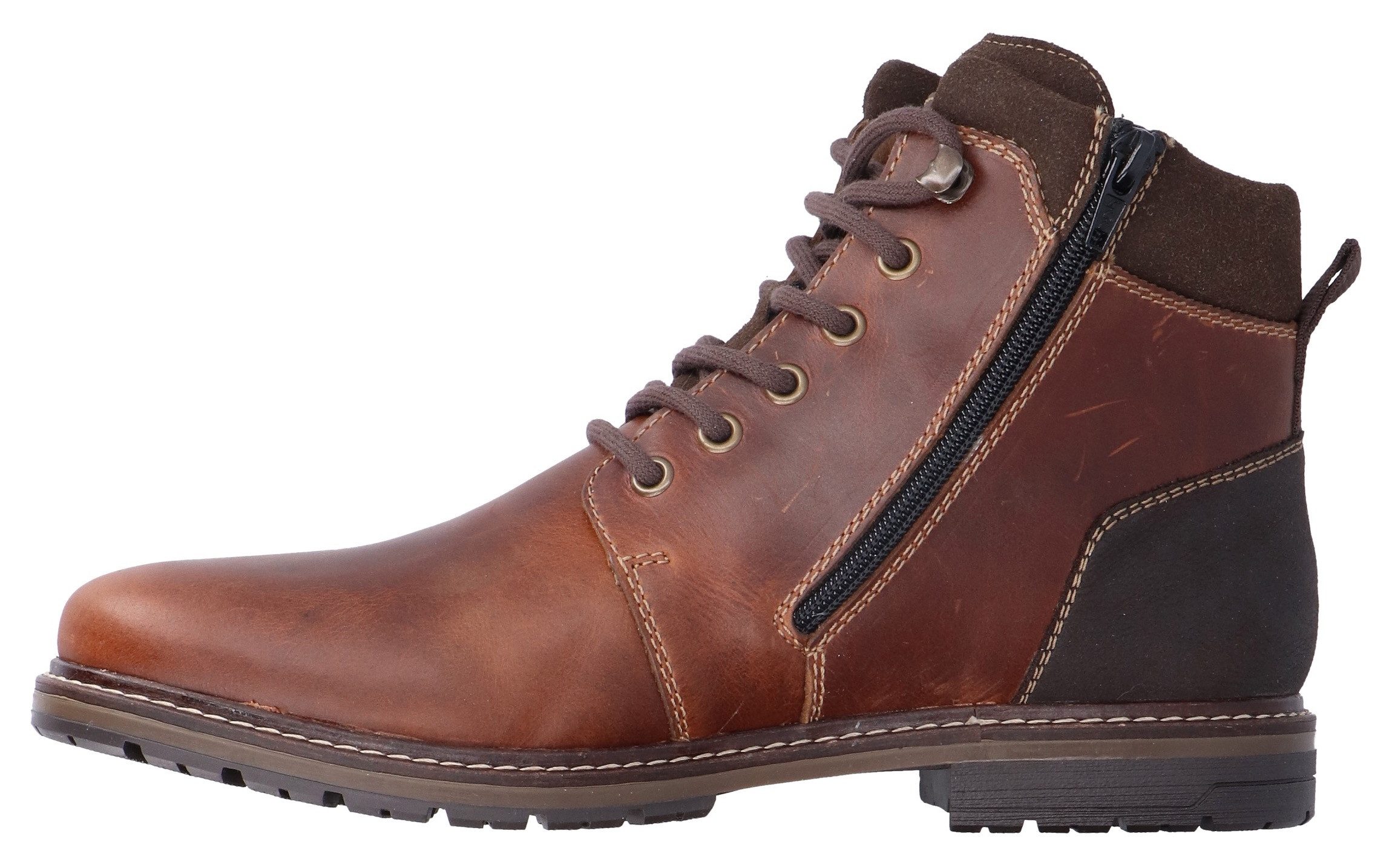 Rieker Winterlaarsjes veterschoenen, zakelijke schoen met waterafstotend tex-membraan