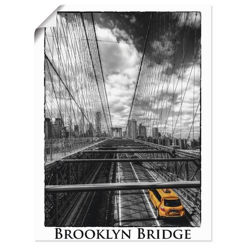 Artland artprint New York Brooklyn Bridge