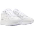 reebok classic plateausneakers classic leather double wit