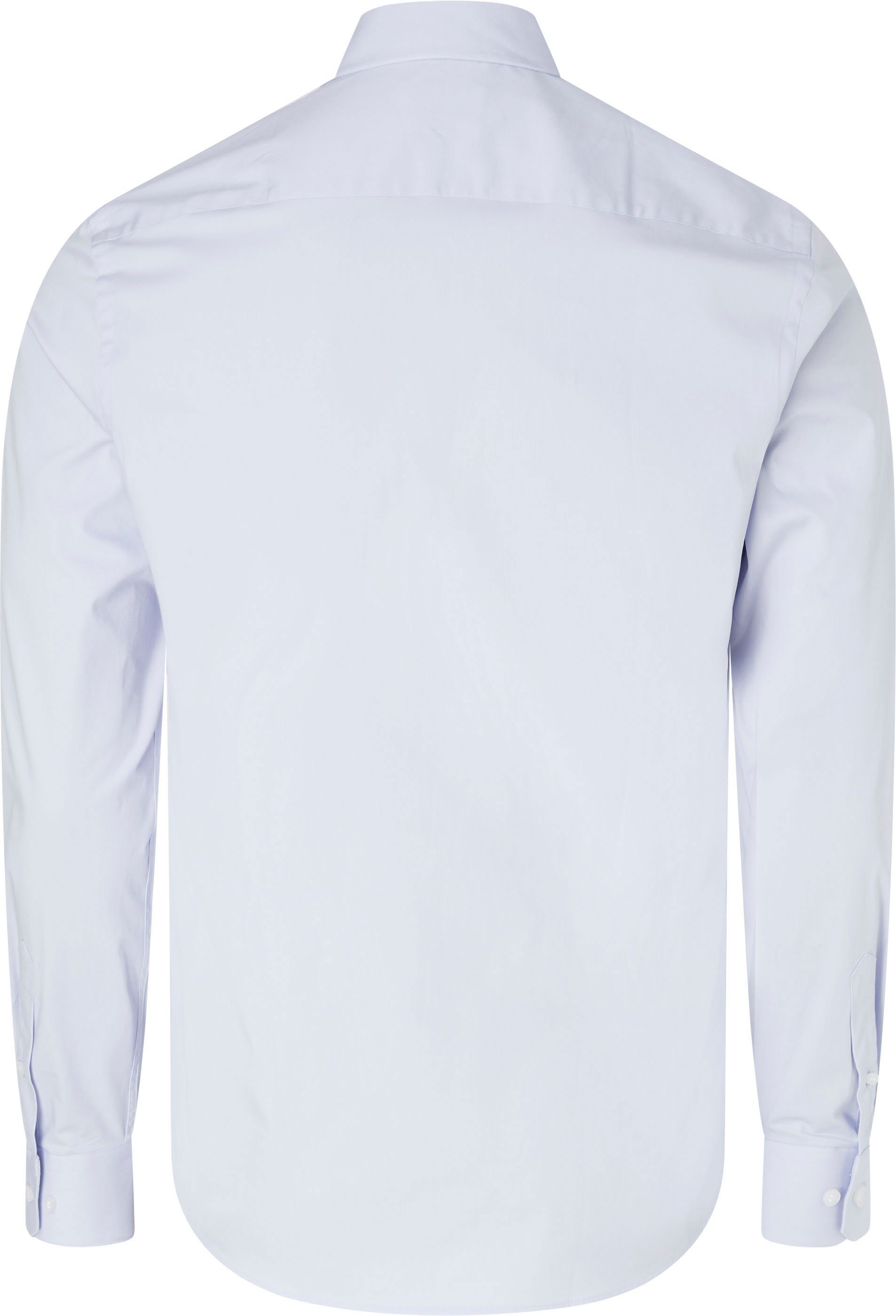 Calvin Klein Businessoverhemd STRETCH POPLIN SLIM SHIRT met calvin klein-logo op de borst
