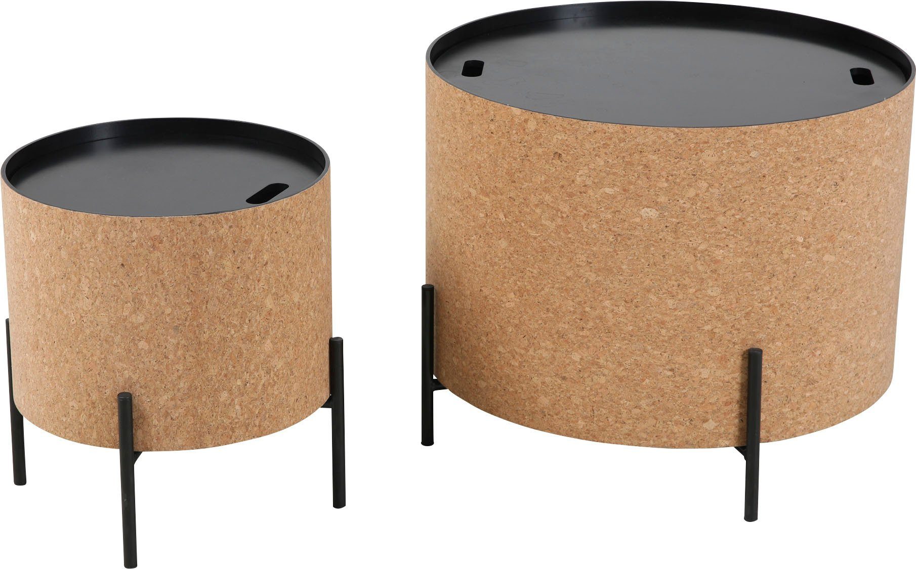Home affaire Salontafel met bergruimte binnenin (set, 2 stuks)